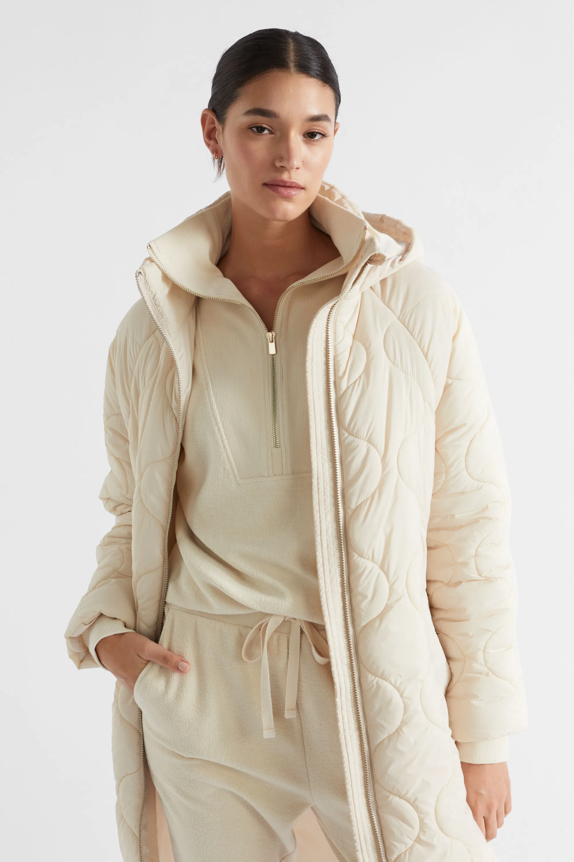 Woman Seed Heritage Jackets & Vests-A Line Puffer Jacket