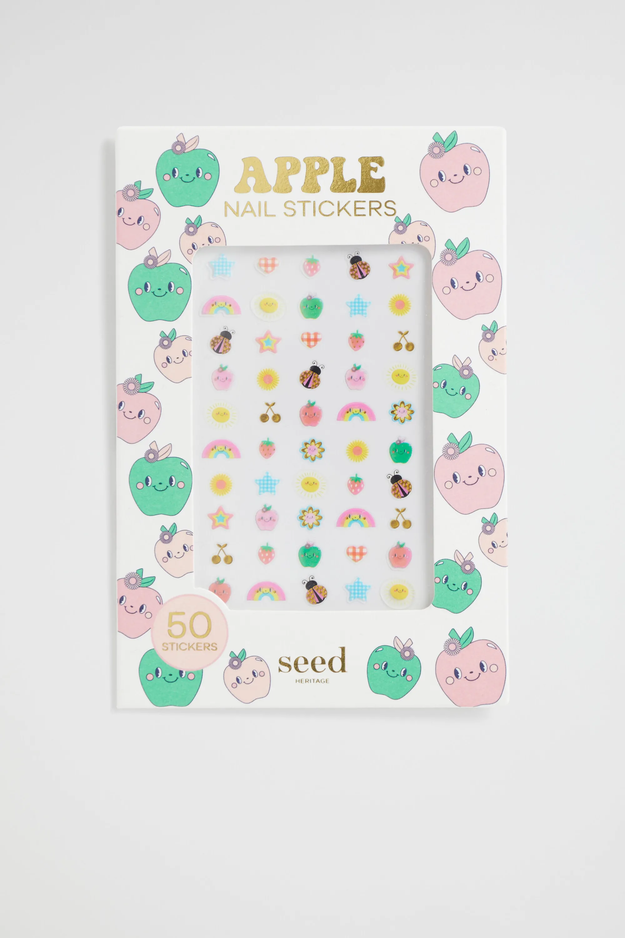 Girl Seed Heritage Beauty & Lips & Nails-Apple Nail Stickers