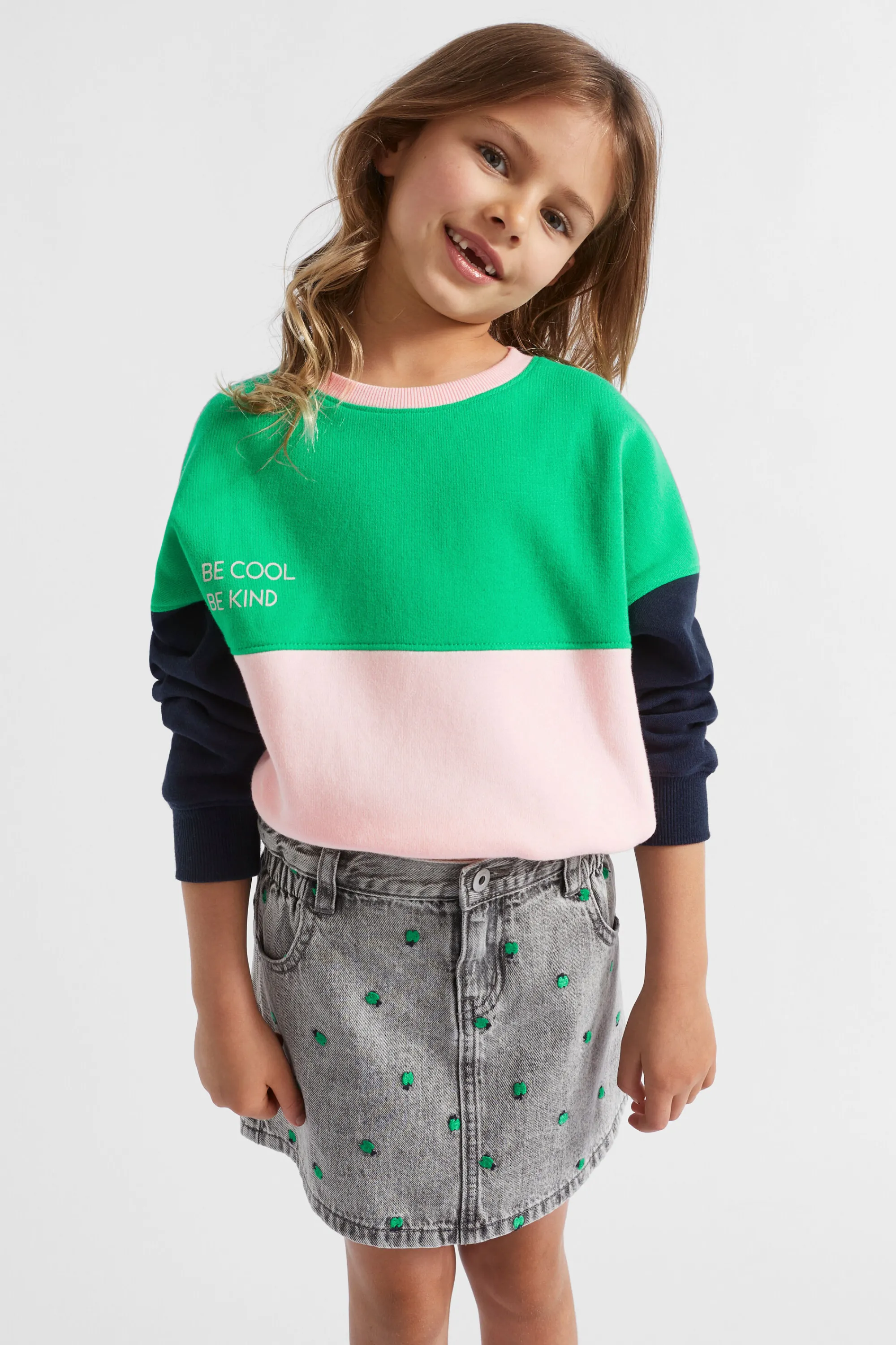 Girl Seed Heritage T-Shirts & Tops-Be Cool Be Kind Sweat