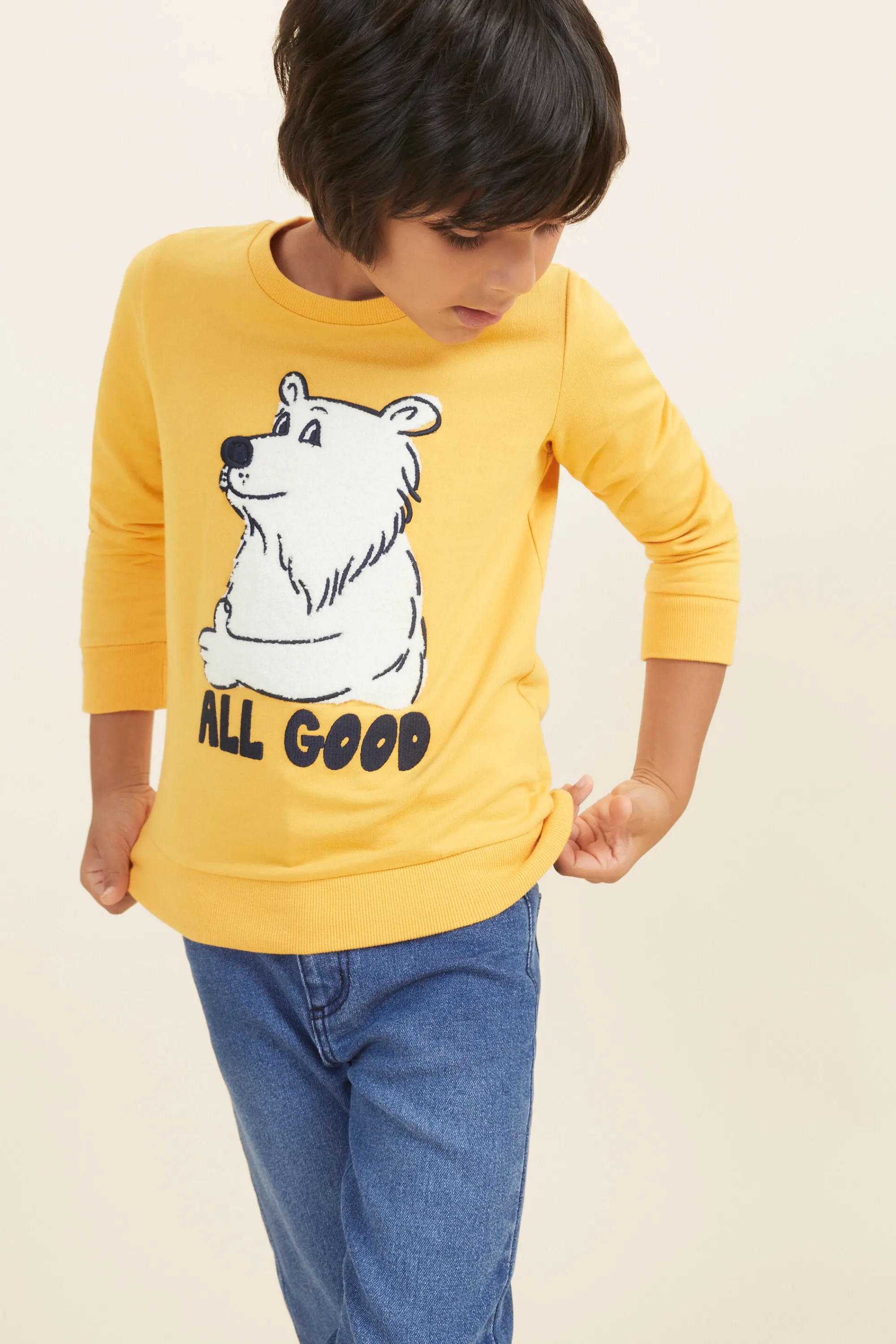 Boy Seed Heritage T-Shirts & Tops-Bear Sweat