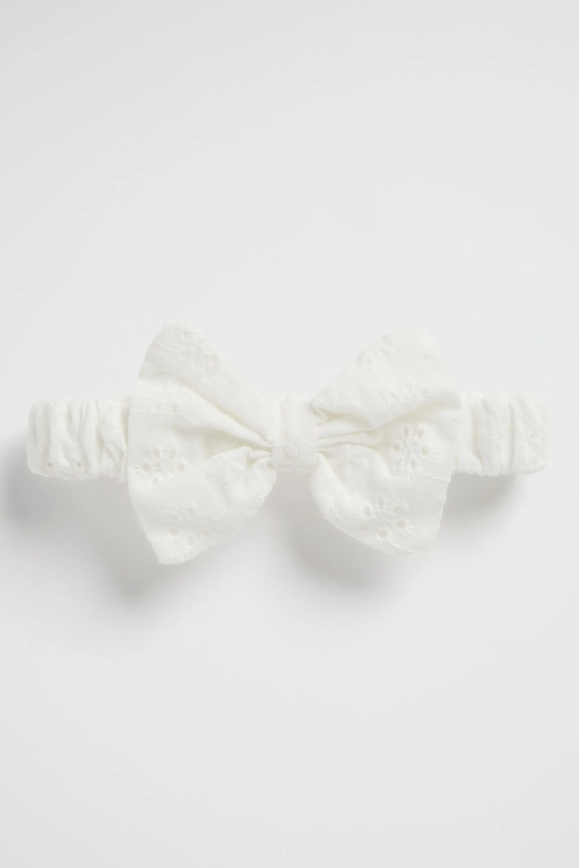 Girl Seed Heritage Hair Accessories-Broderie Bow Hb