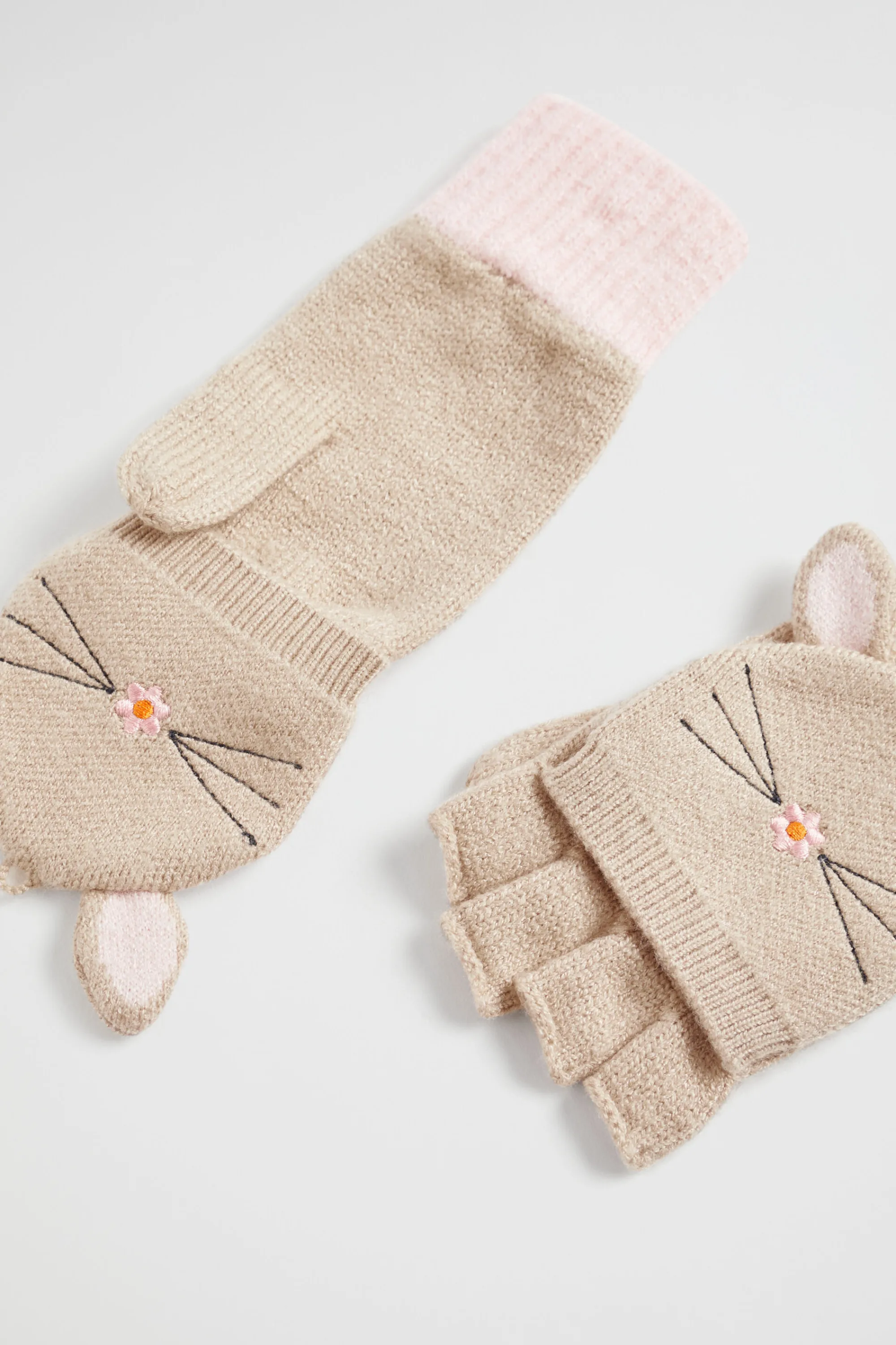 Girl Seed Heritage Ponchos & Capes-Bunny Mittens