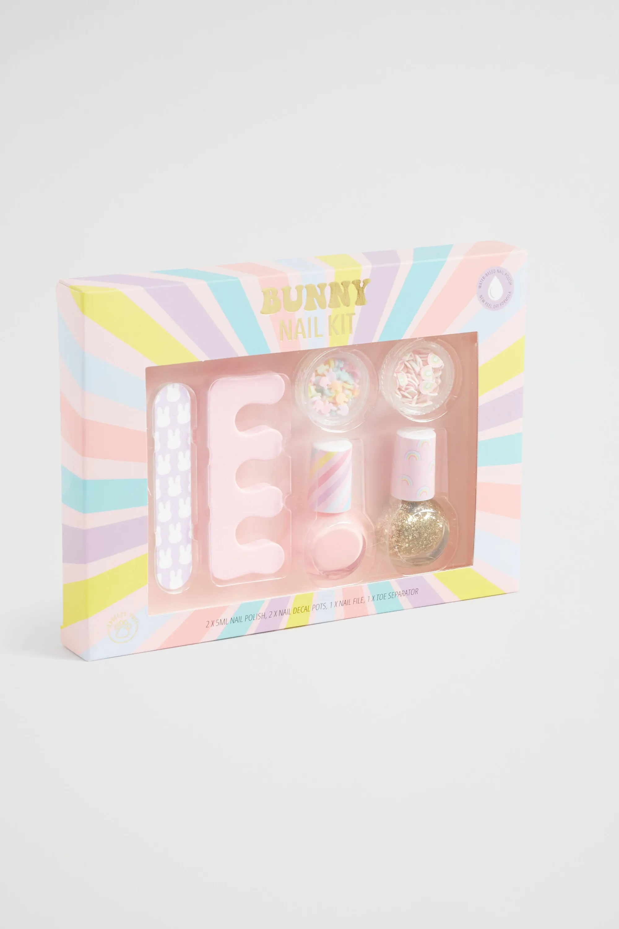 Girl Seed Heritage Beauty & Lips & Nails-Bunny Rainbow Nail Kit