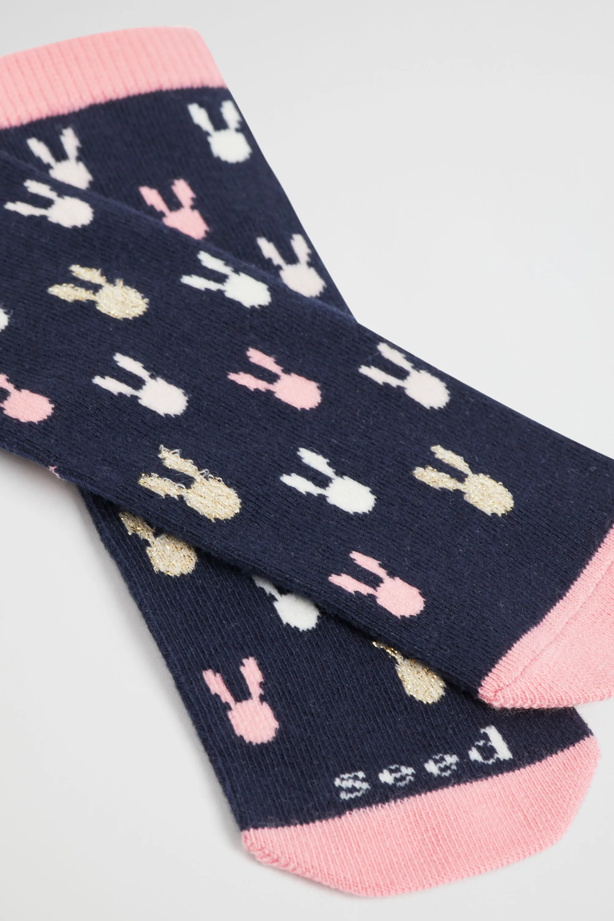 Girl Seed Heritage Socks-Bunny Yardage Sock