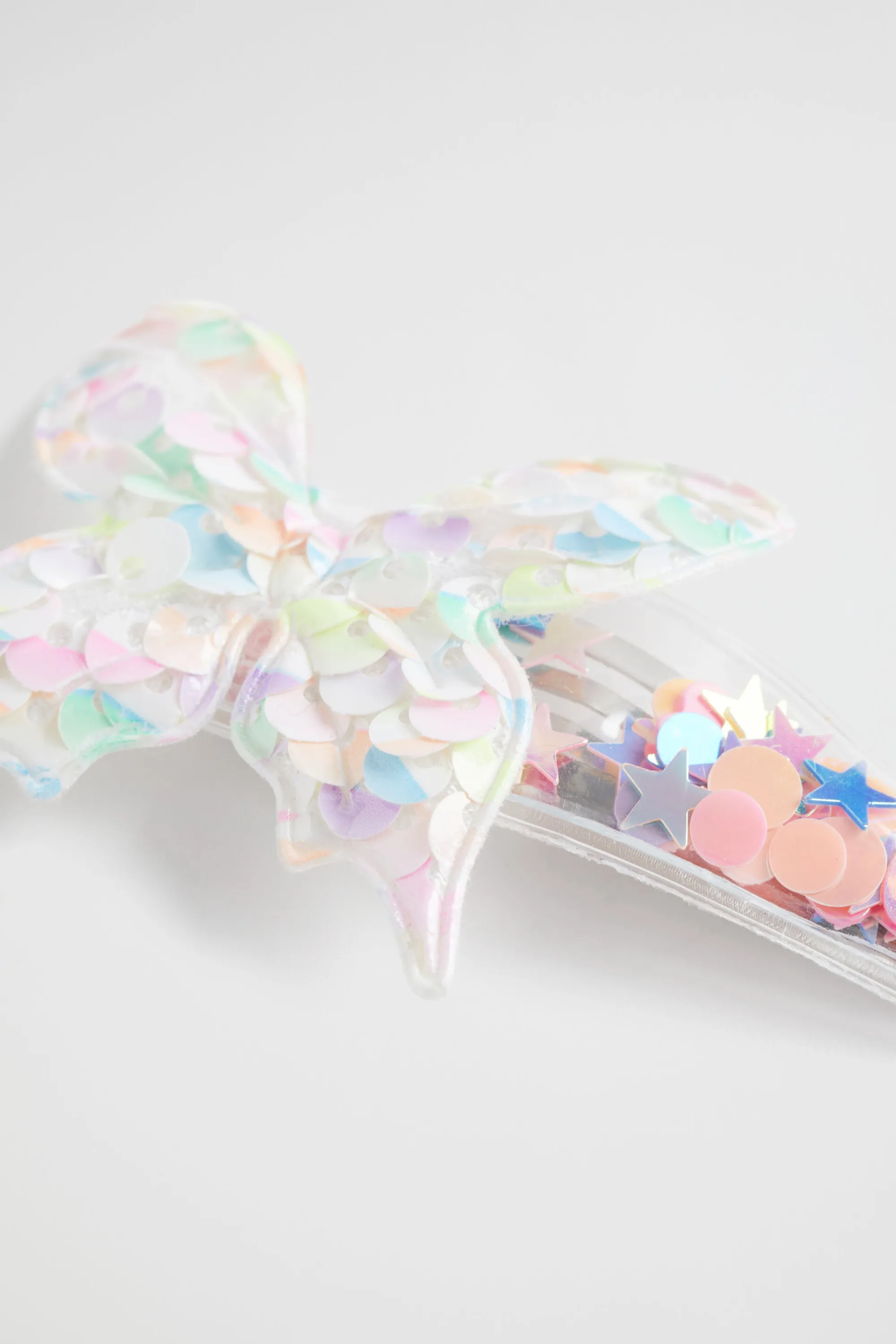 Girl Seed Heritage Hair Accessories-Butterfly Sequin Shaker Snap