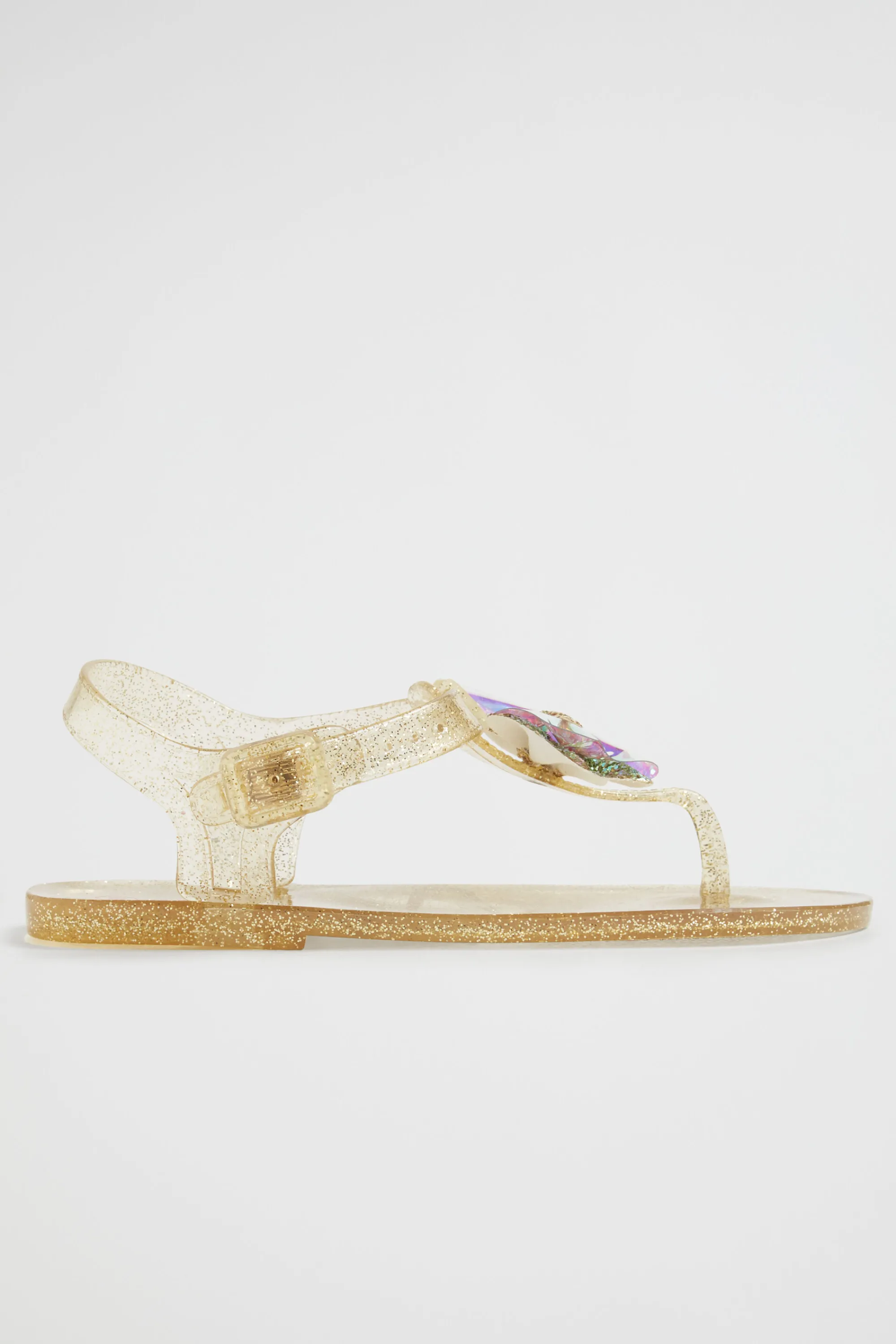 Girl Seed Heritage Sandals & Slides-Butterfly Tbar Jelly