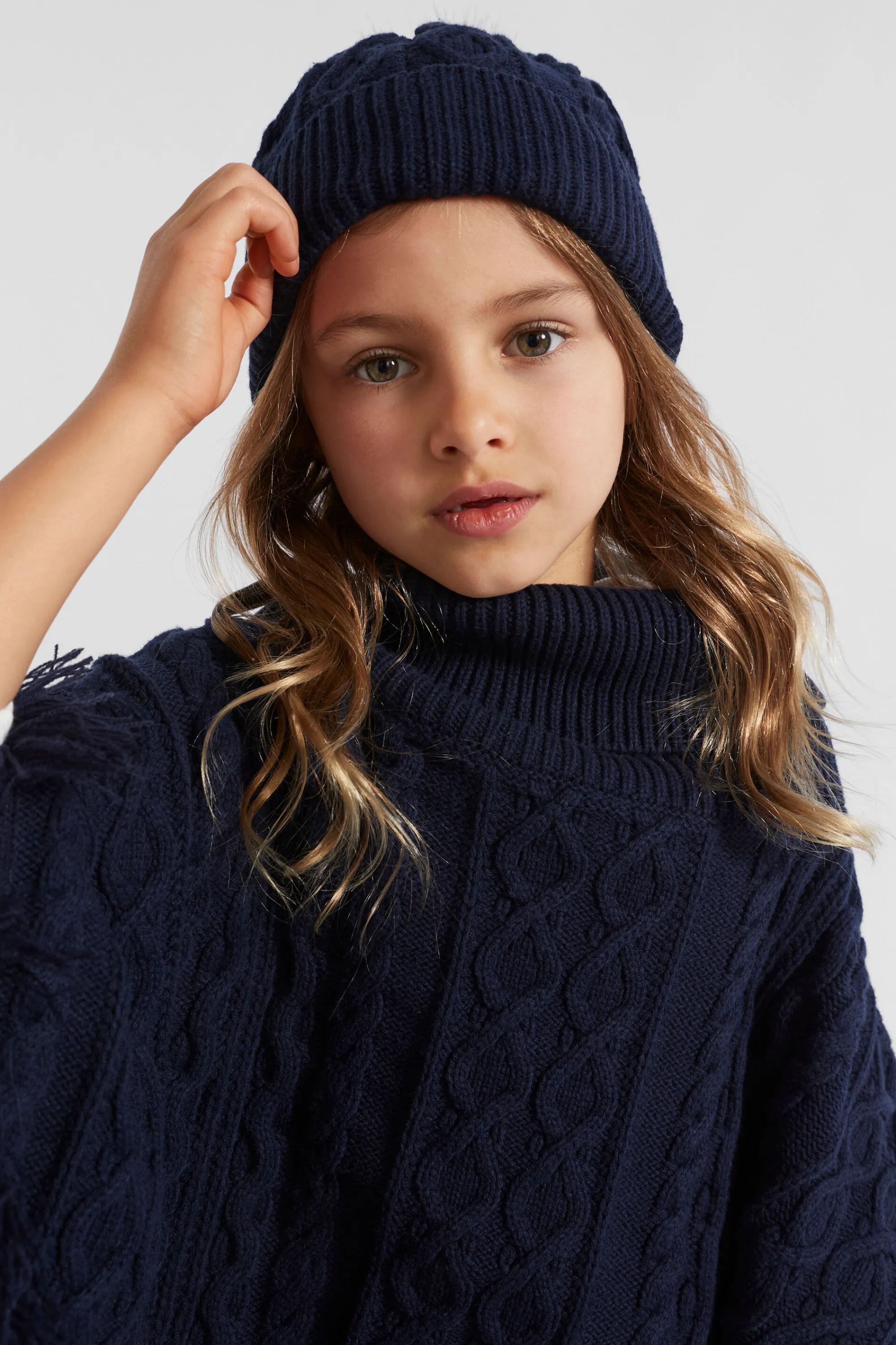 Girl Seed Heritage Hats & Beanies & Caps-Cable Knit Beanie