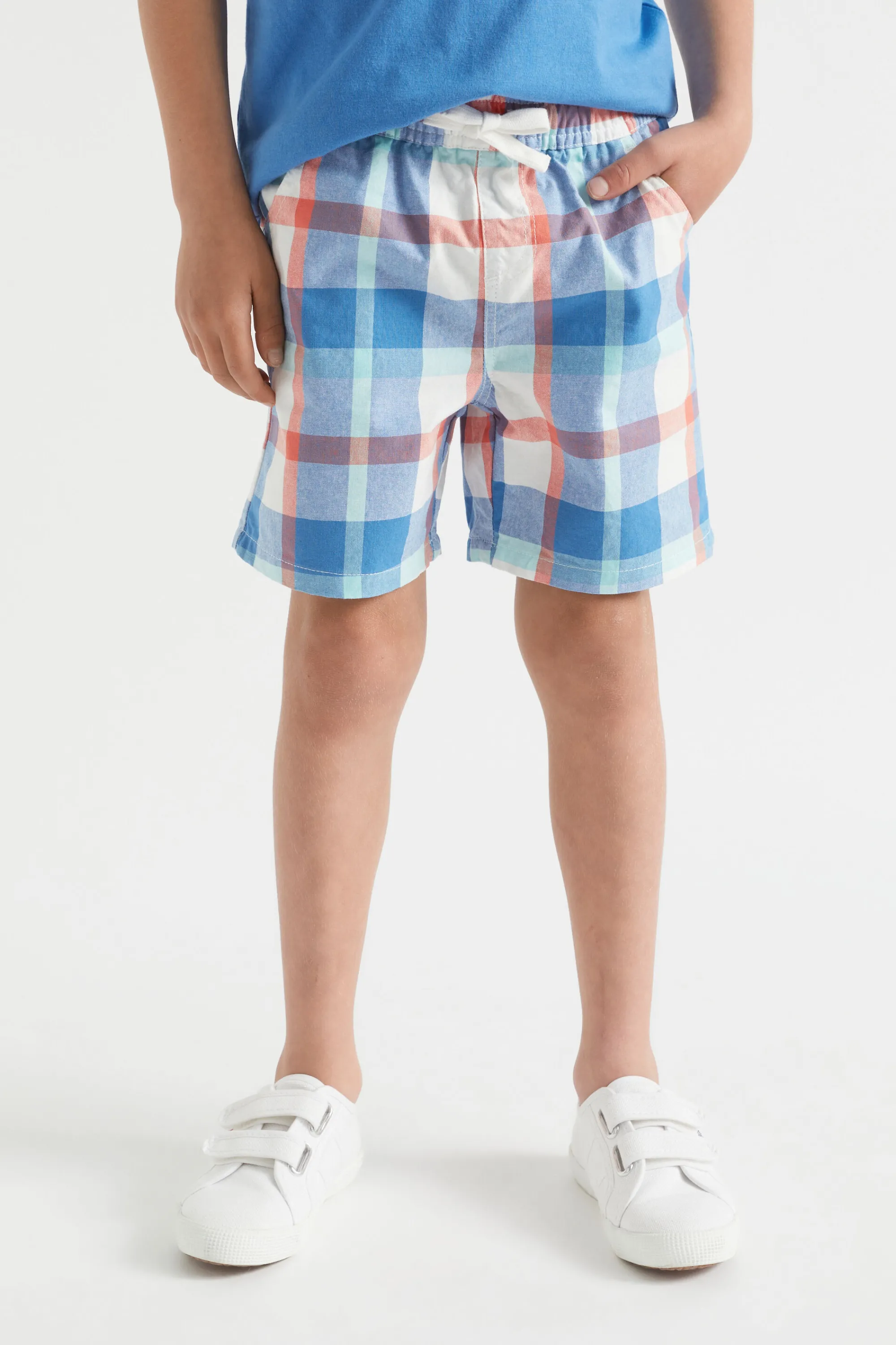 Boy Seed Heritage Shorts-Check Short