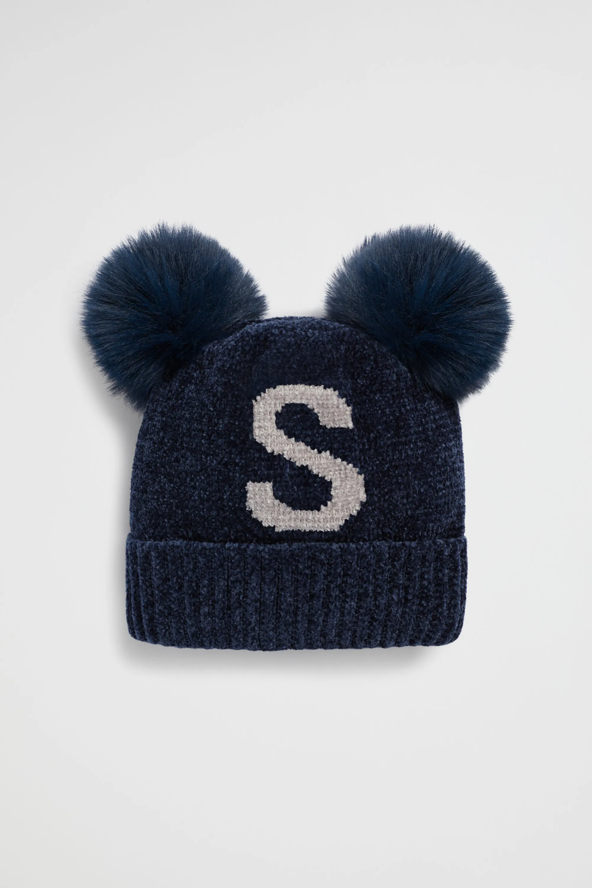 Baby Boy Seed Heritage Beanies-Chenille Initial Beanie