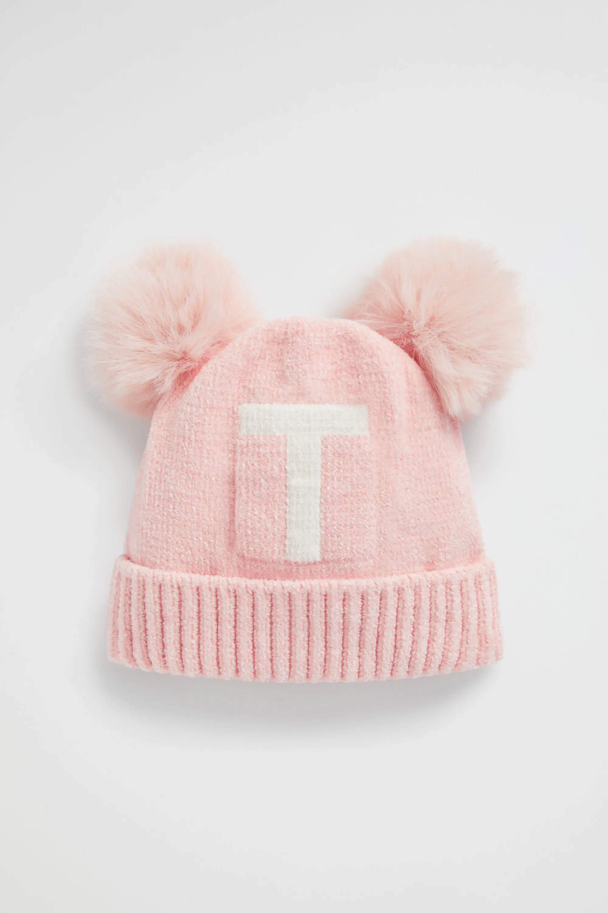 Baby Girl Seed Heritage Beanies-Chenille Iniial Beanie