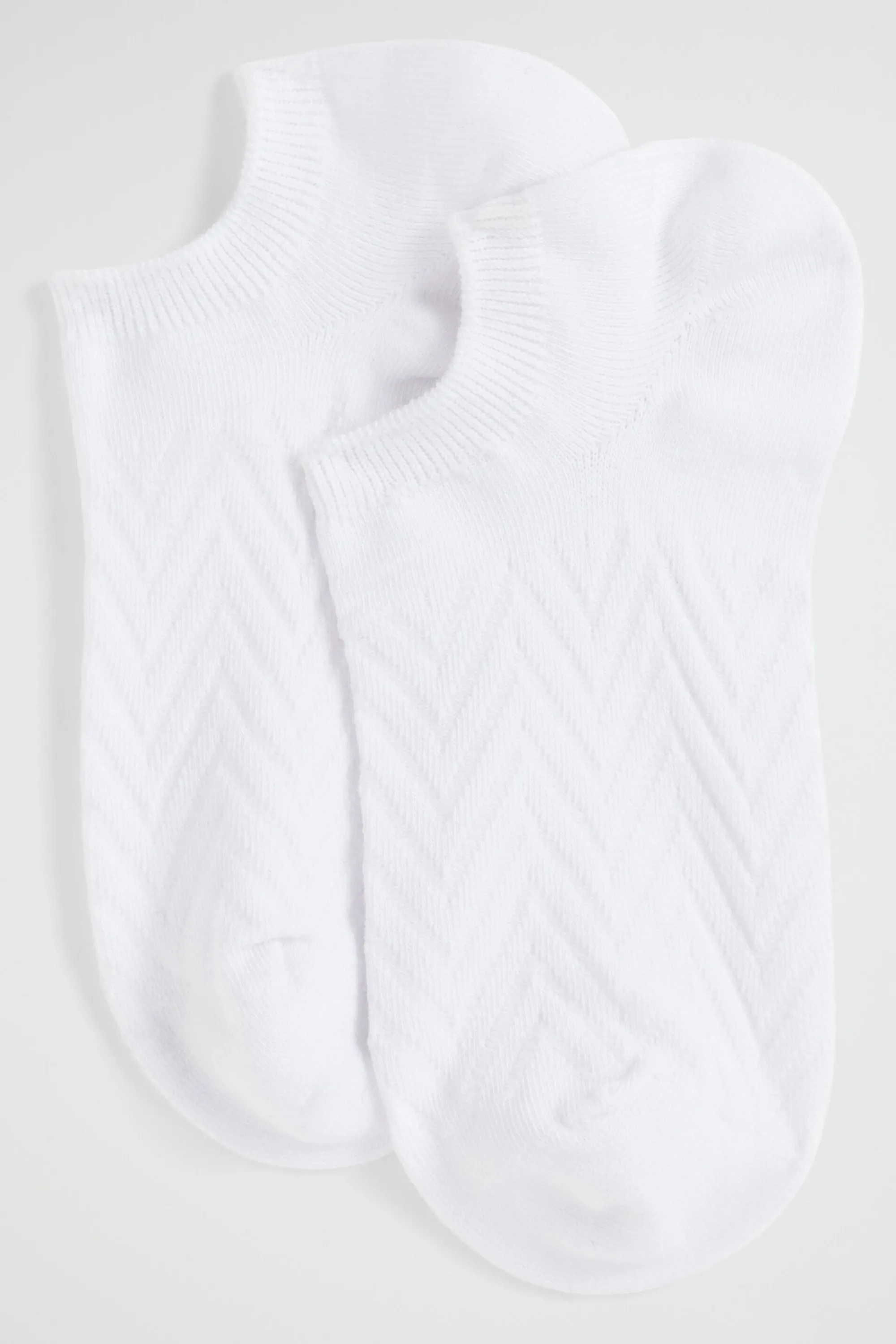 Woman Seed Heritage Socks & Tights-Chevron Knit Sneaker Sock