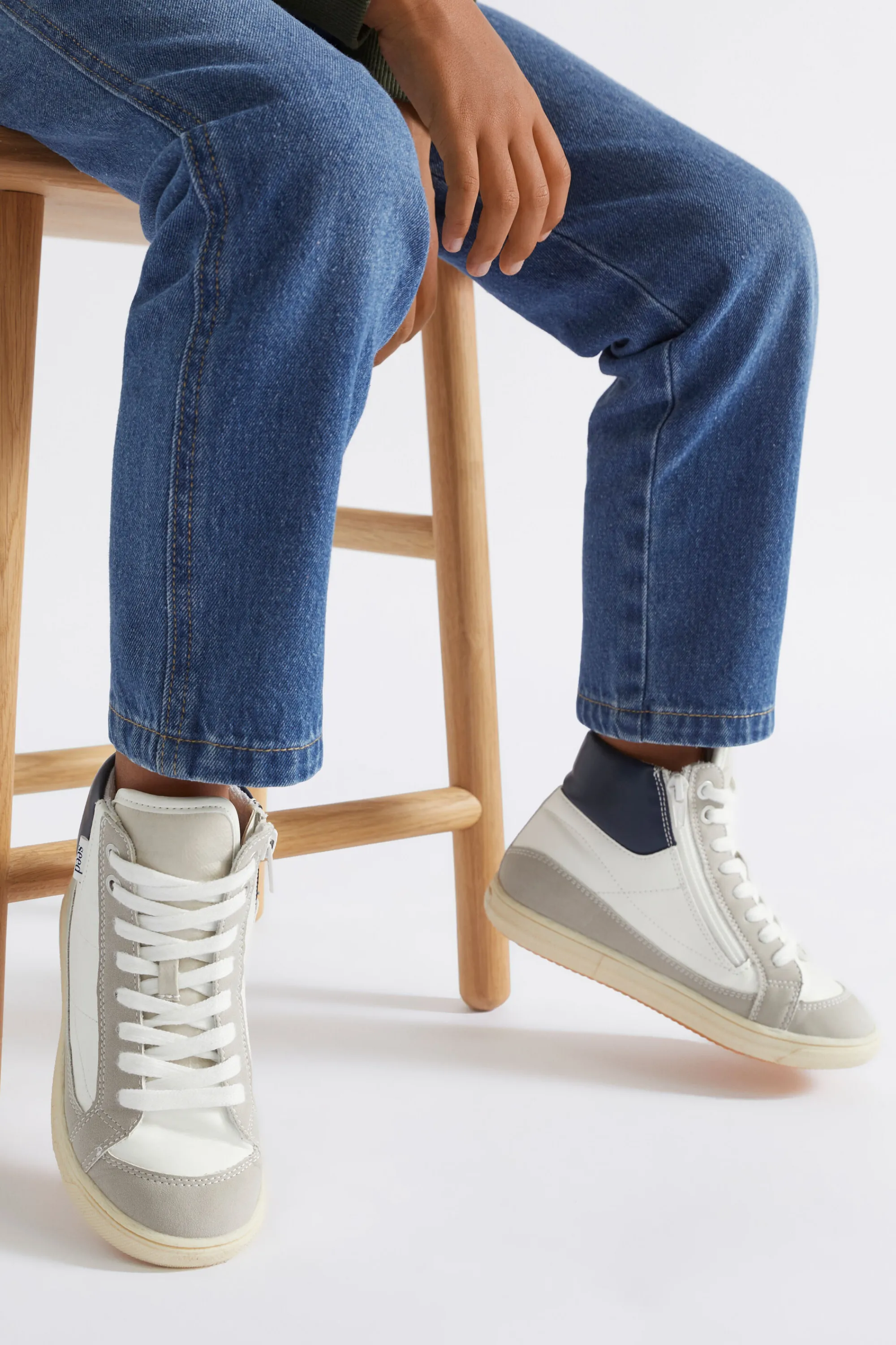 Boy Seed Heritage Sneakers & Trainers-Colour Block High Top