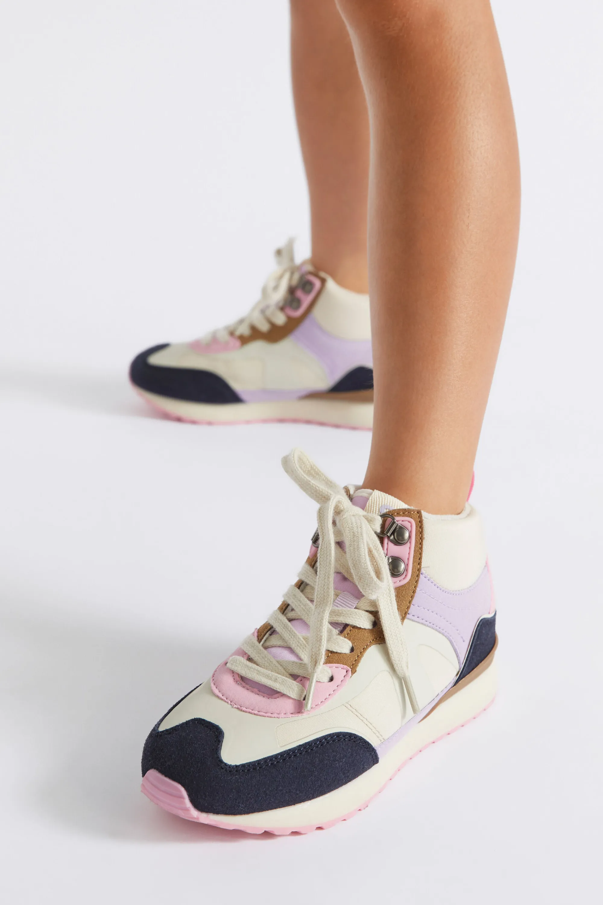 Girl Seed Heritage Sneakers & Trainers-Colour Block Hightop