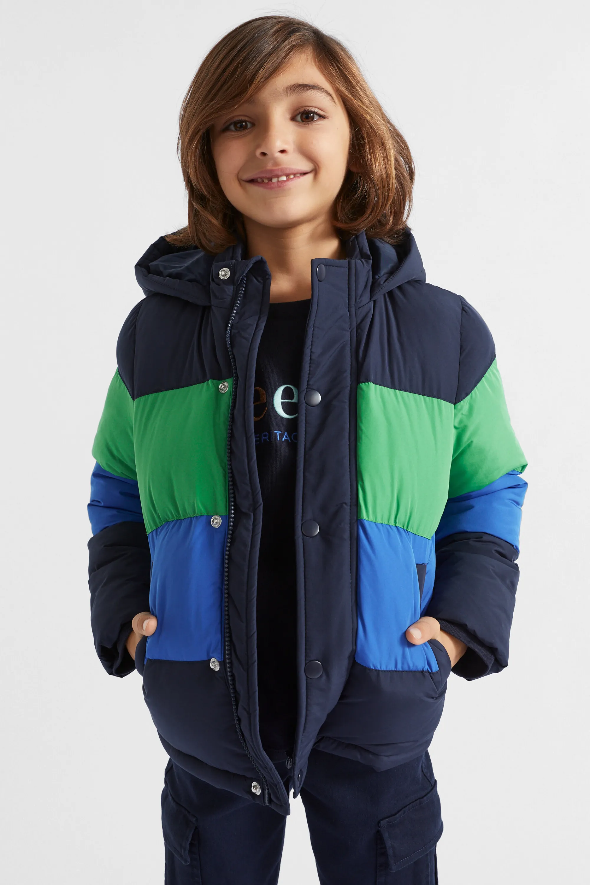 Boy Seed Heritage Jackets & Vests-Colourblock Jacket