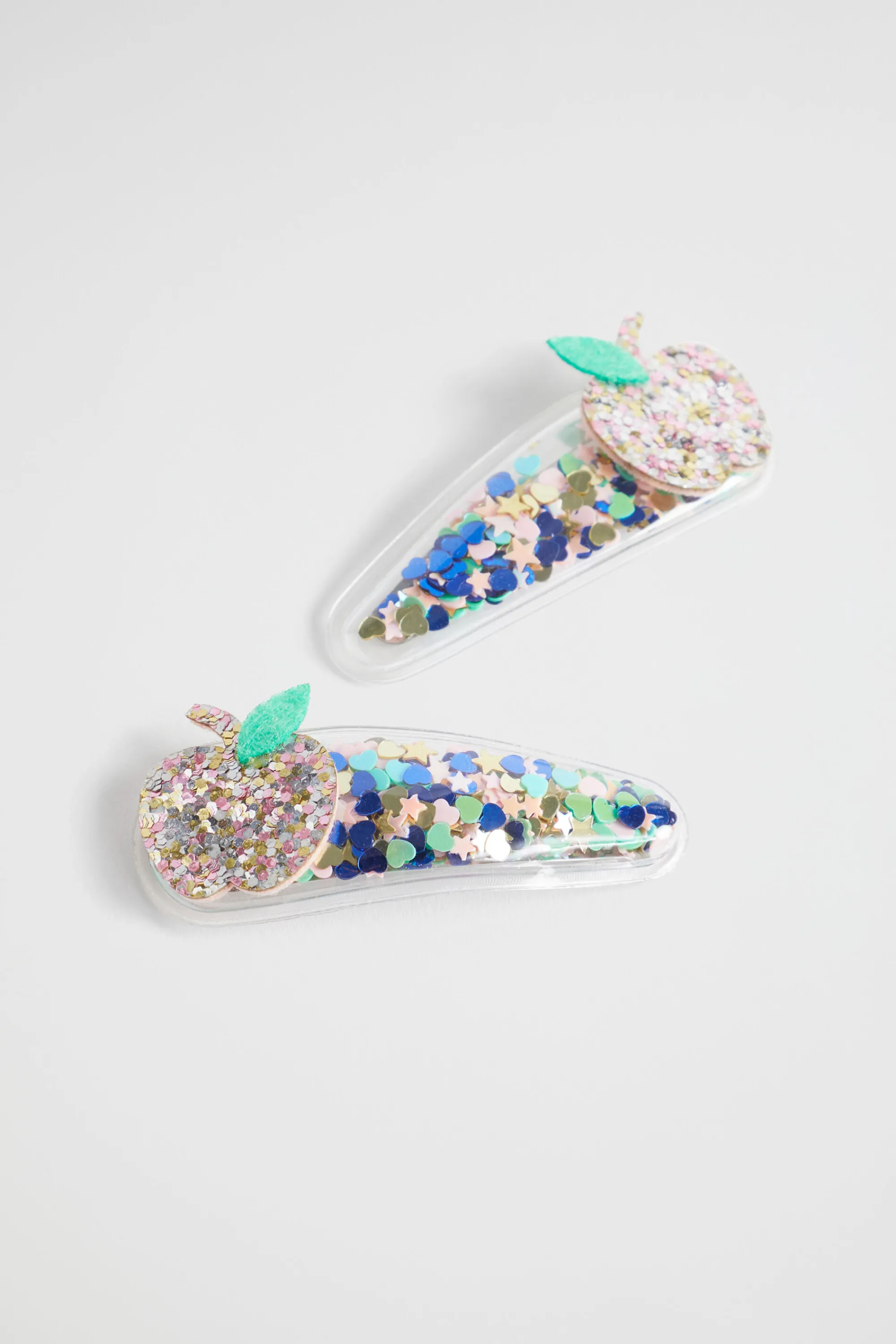 Girl Seed Heritage Hair Accessories-Confetti Apple Shaker Snaps