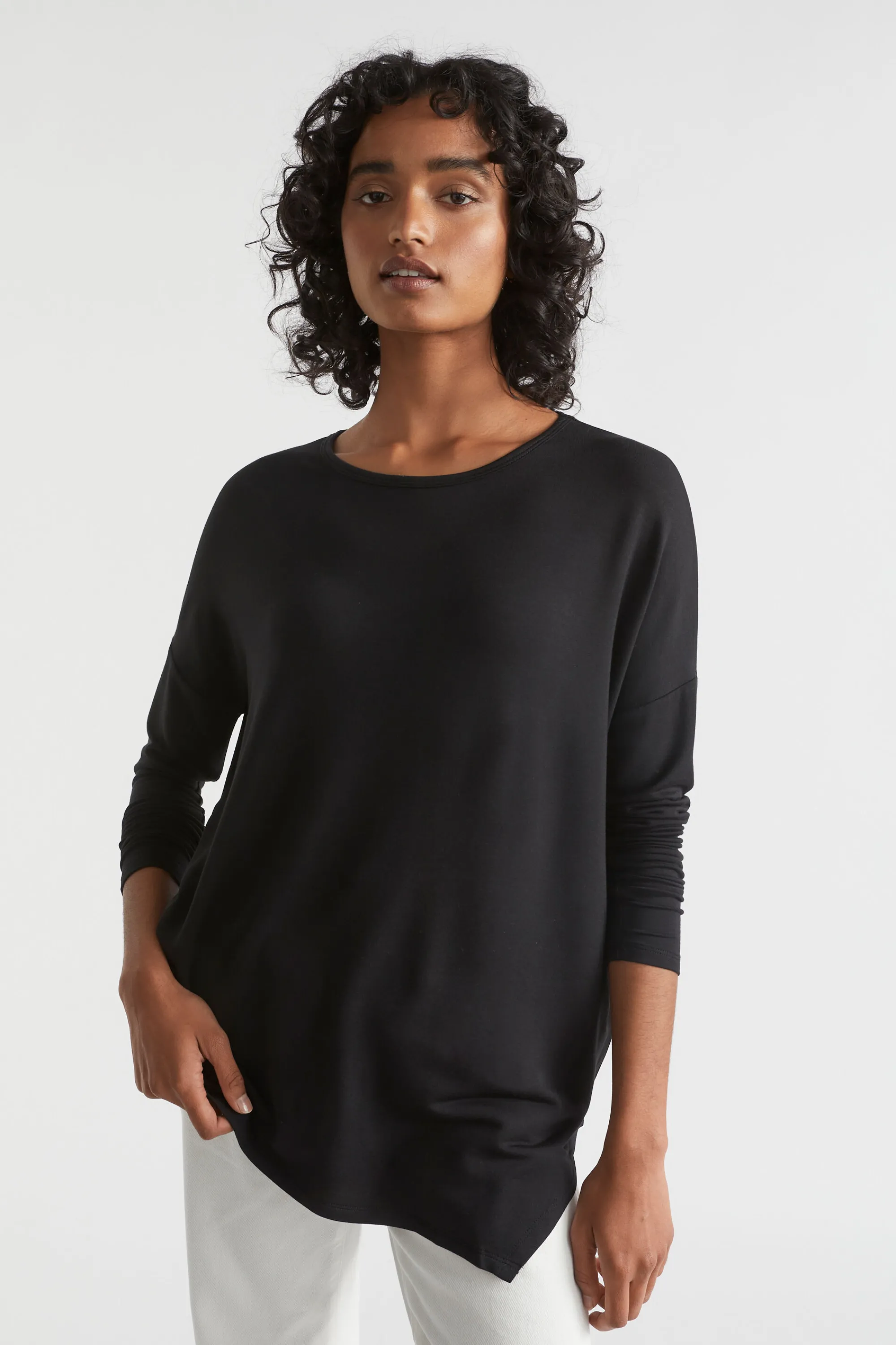 Woman Seed Heritage T-Shirts & Tops-Core Asymmetrical Top