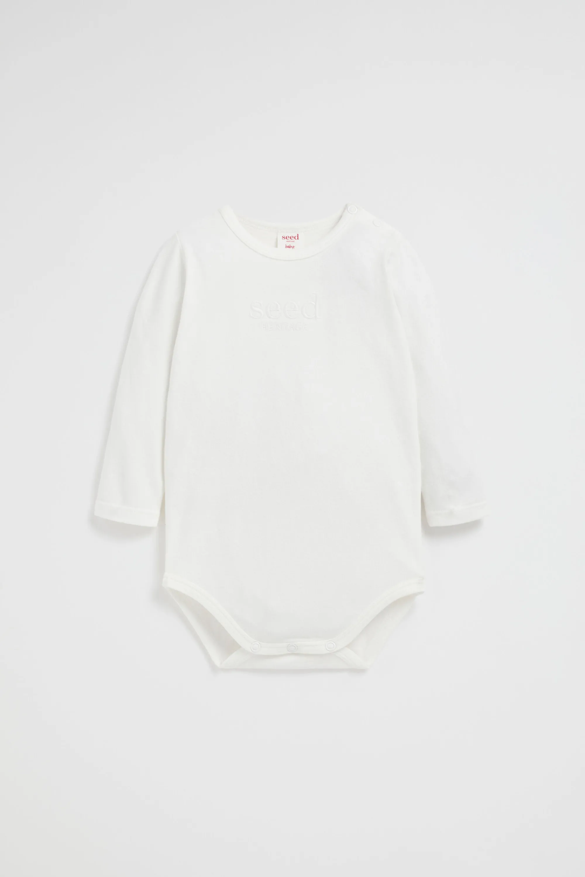 Newborn Seed Heritage Bodysuits & Onesies-Core Logo Bodysuit