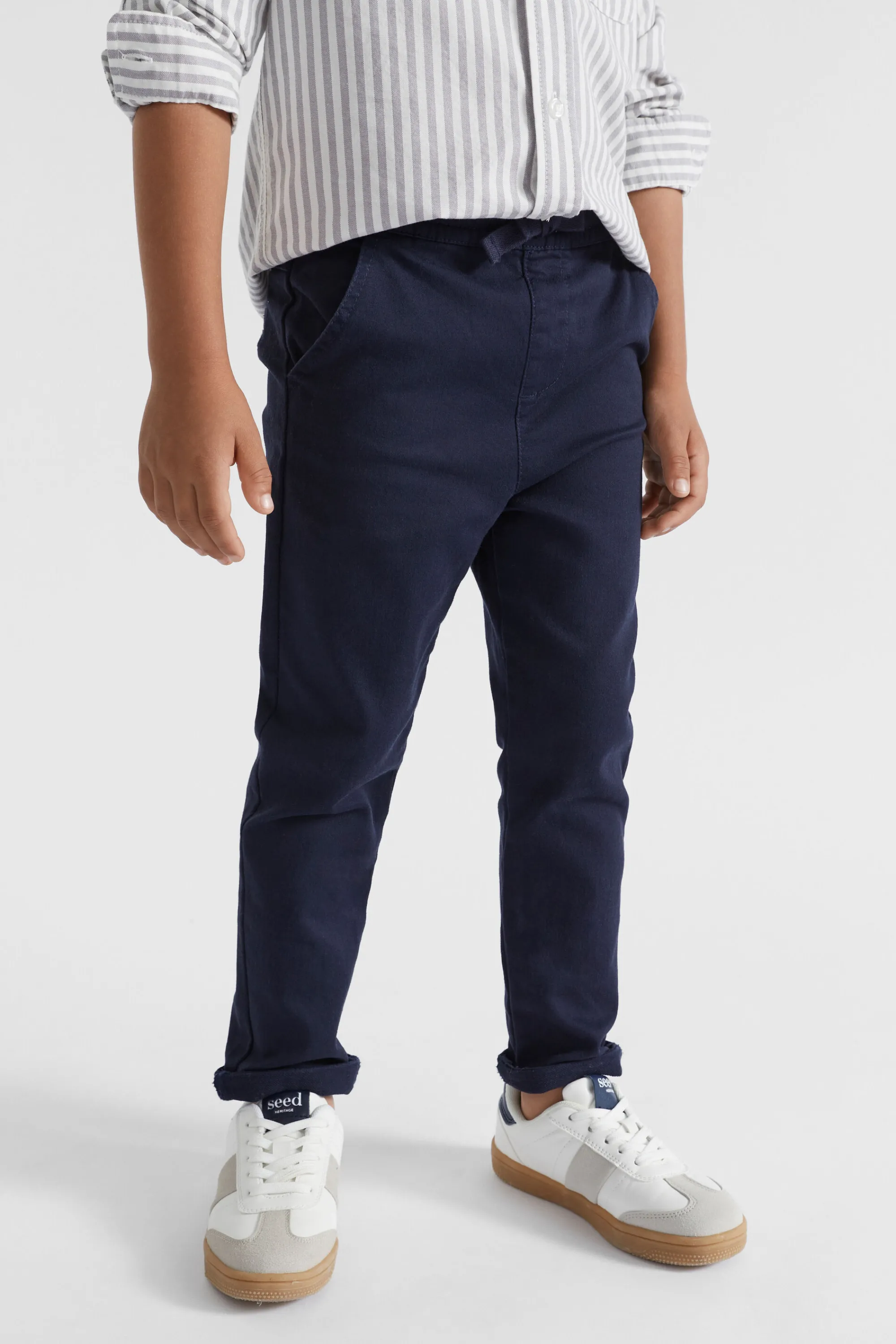 Boy Seed Heritage Pants-Core Logo Chino