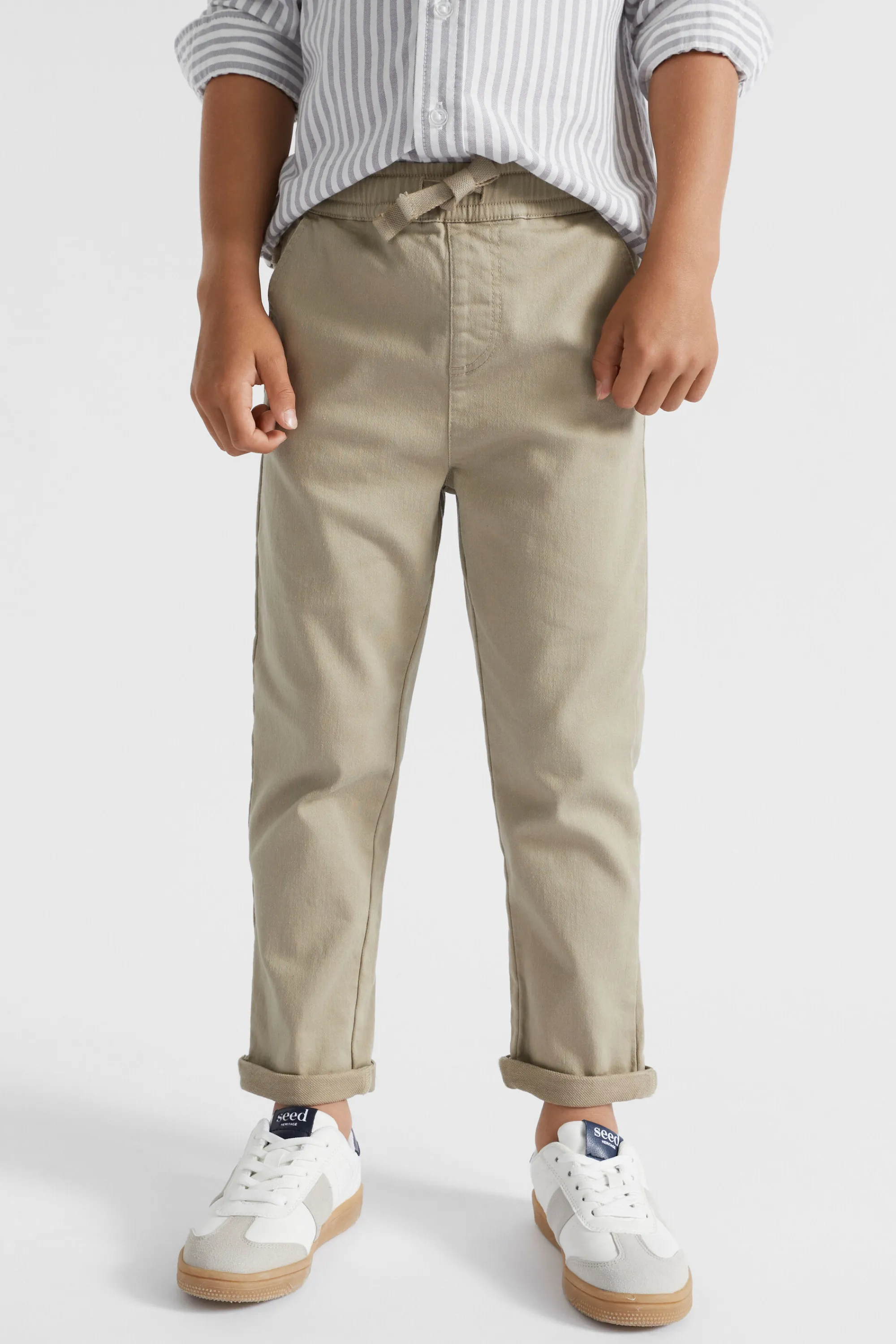 Boy Seed Heritage Pants-Core Logo Chino