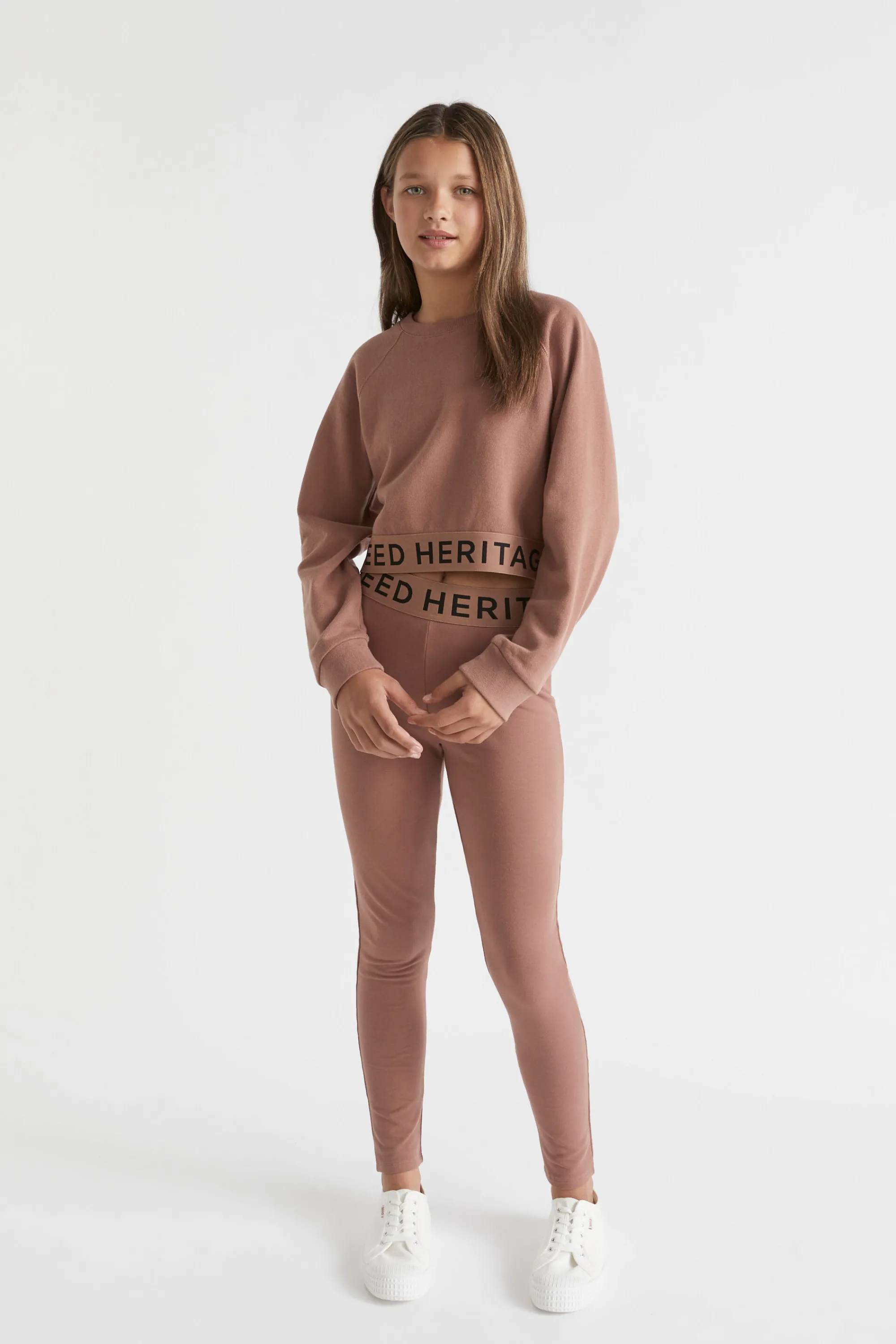 Teen Girl Seed Heritage Knitwear & Sweaters-Core Logo Hem Sweat