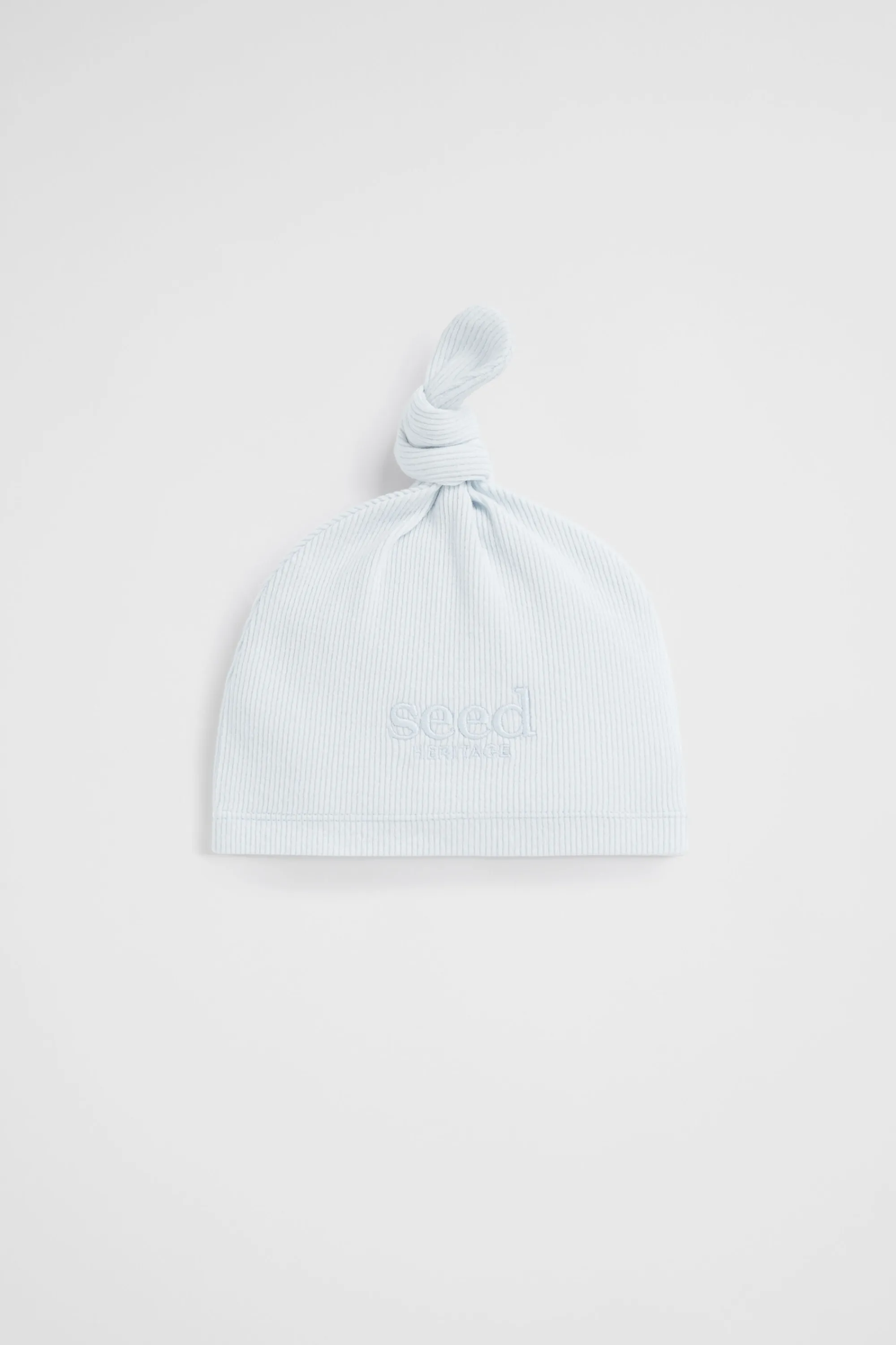 Newborn Seed Heritage Beanies-Core Logo Knot Hat