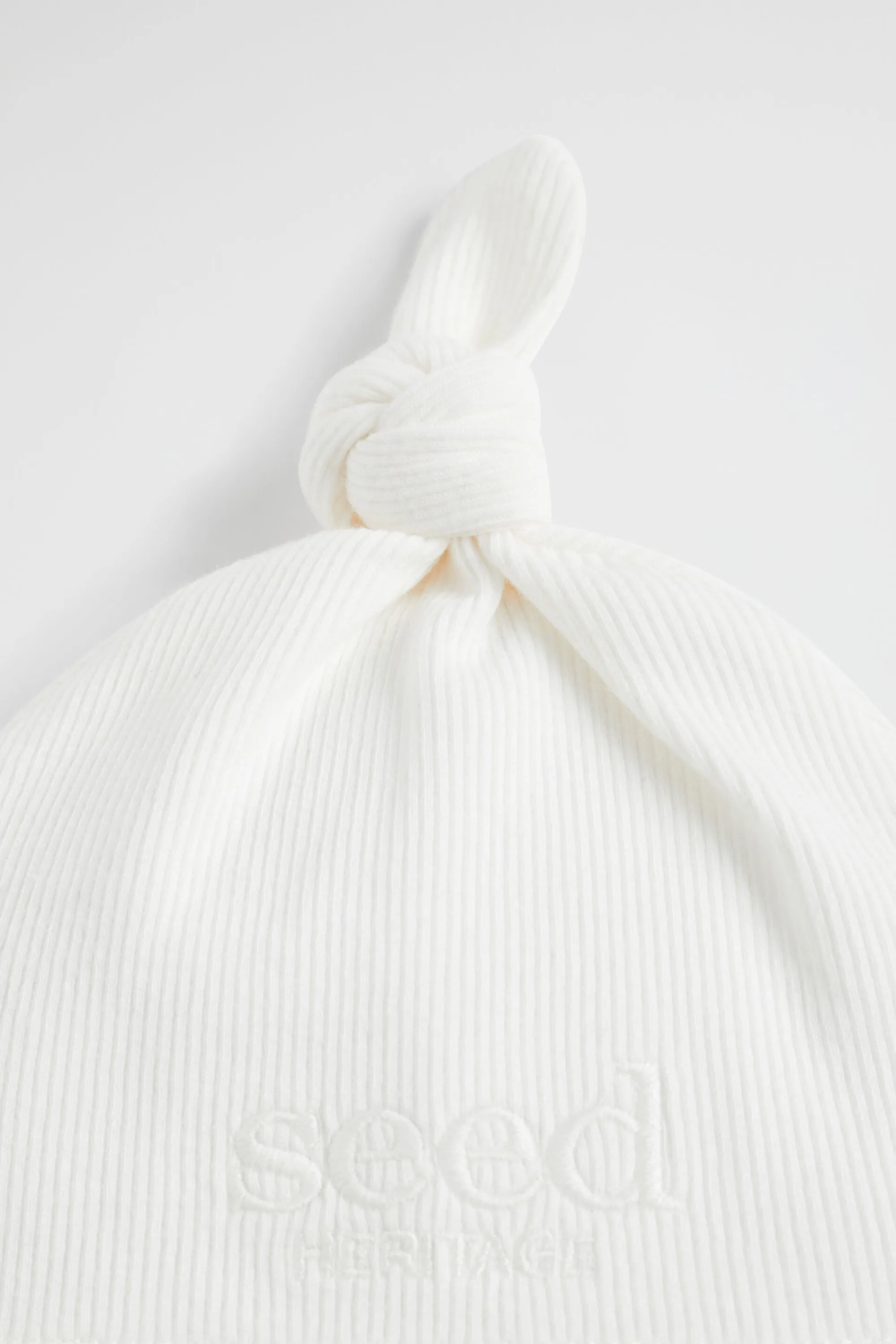 Newborn Seed Heritage Beanies-Core Logo Knot Hat