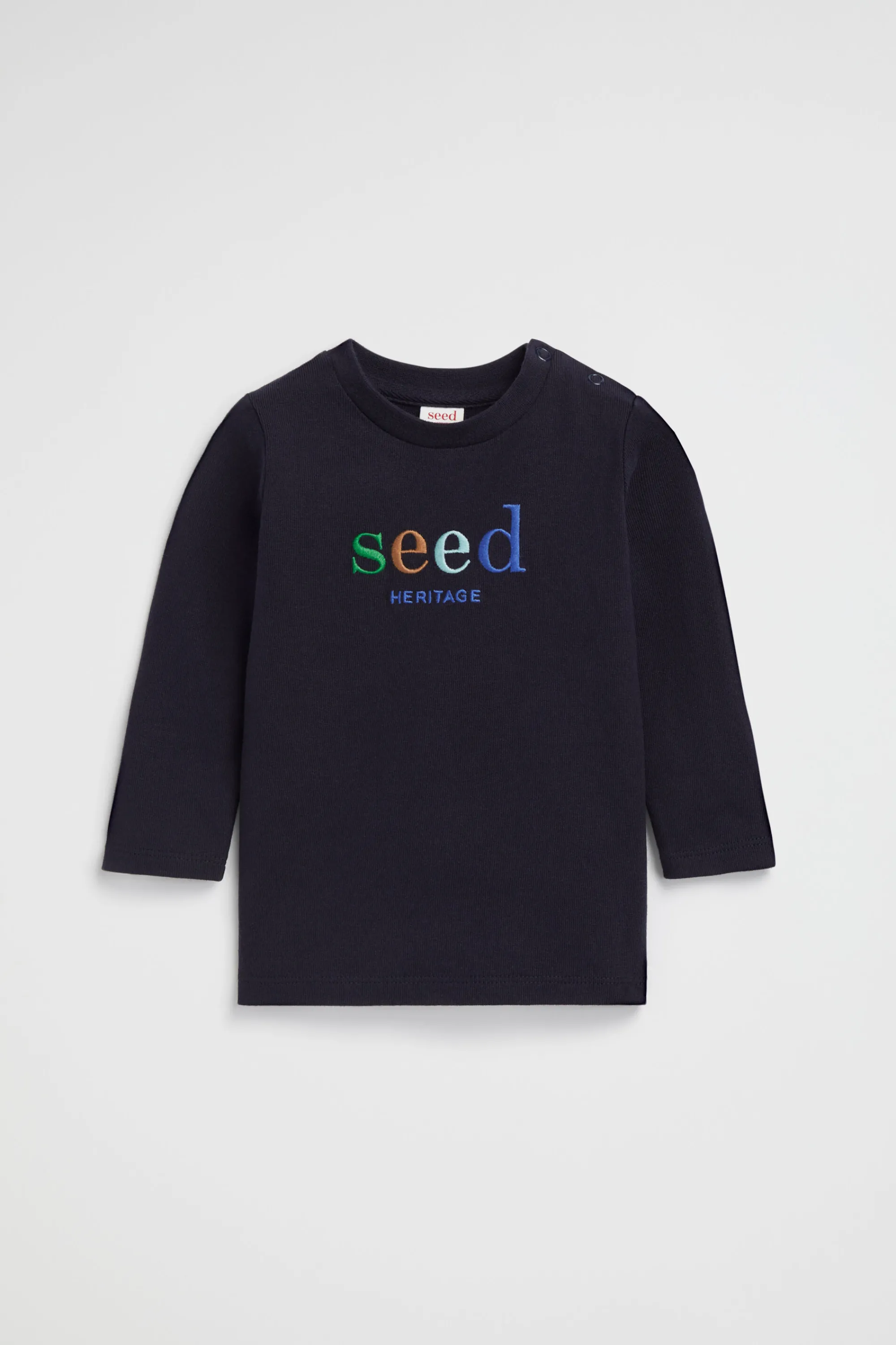 Baby Boy Seed Heritage T-Shirts & Tops-Core Logo Rugby Tee