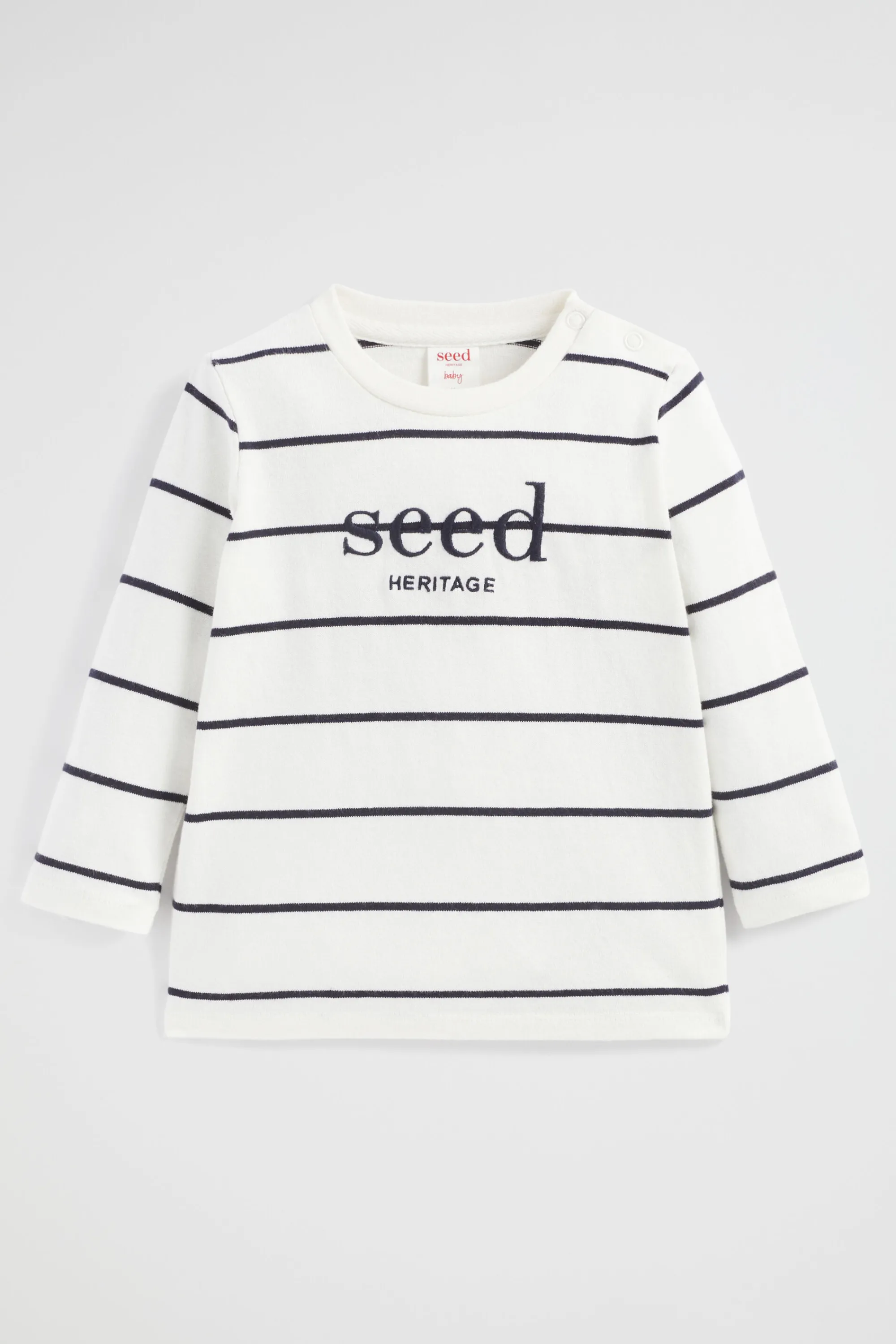 Baby Boy Seed Heritage T-Shirts & Tops-Core Logo Rugby Tee