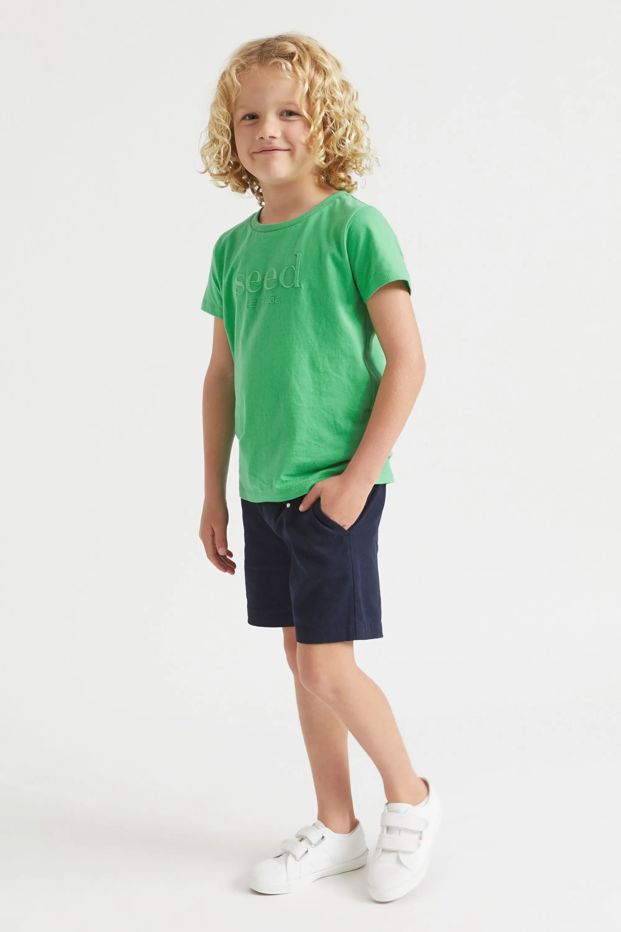 Boy Seed Heritage Shorts-Core Logo Short