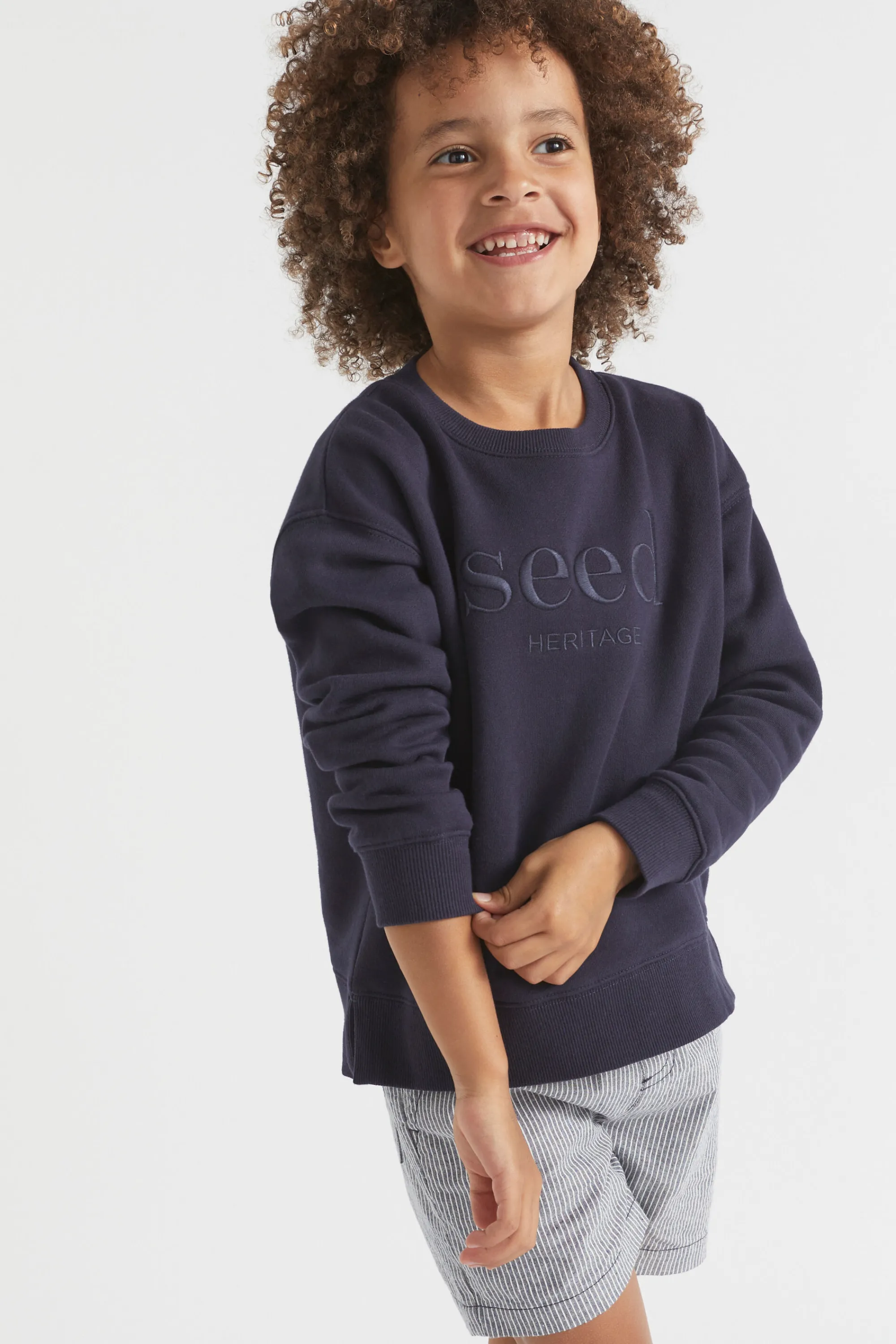 Boy Seed Heritage Knitwear & Sweaters-Core Logo Sweat