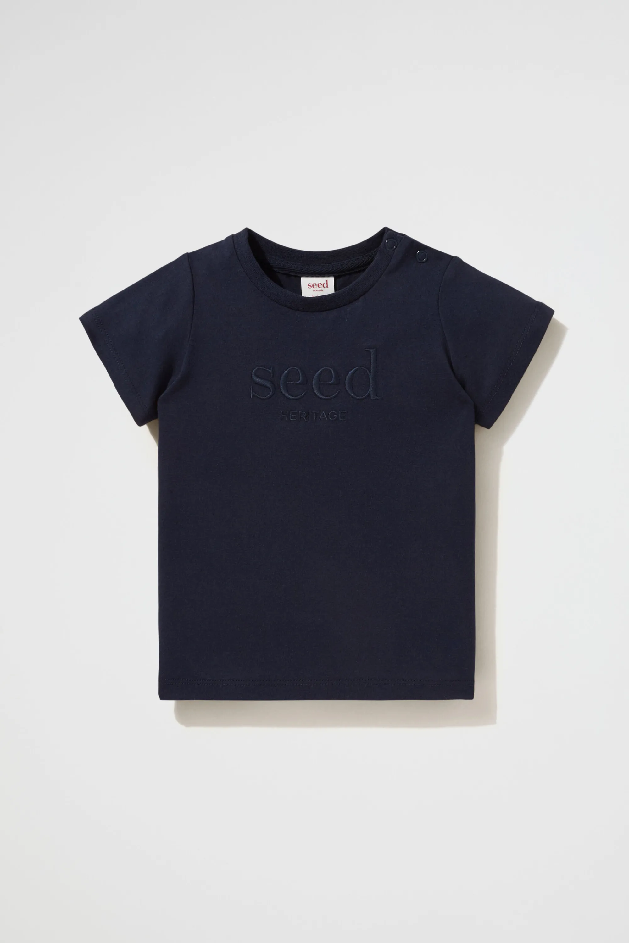 Baby Boy Seed Heritage T-Shirts & Tops-Core Logo Tee