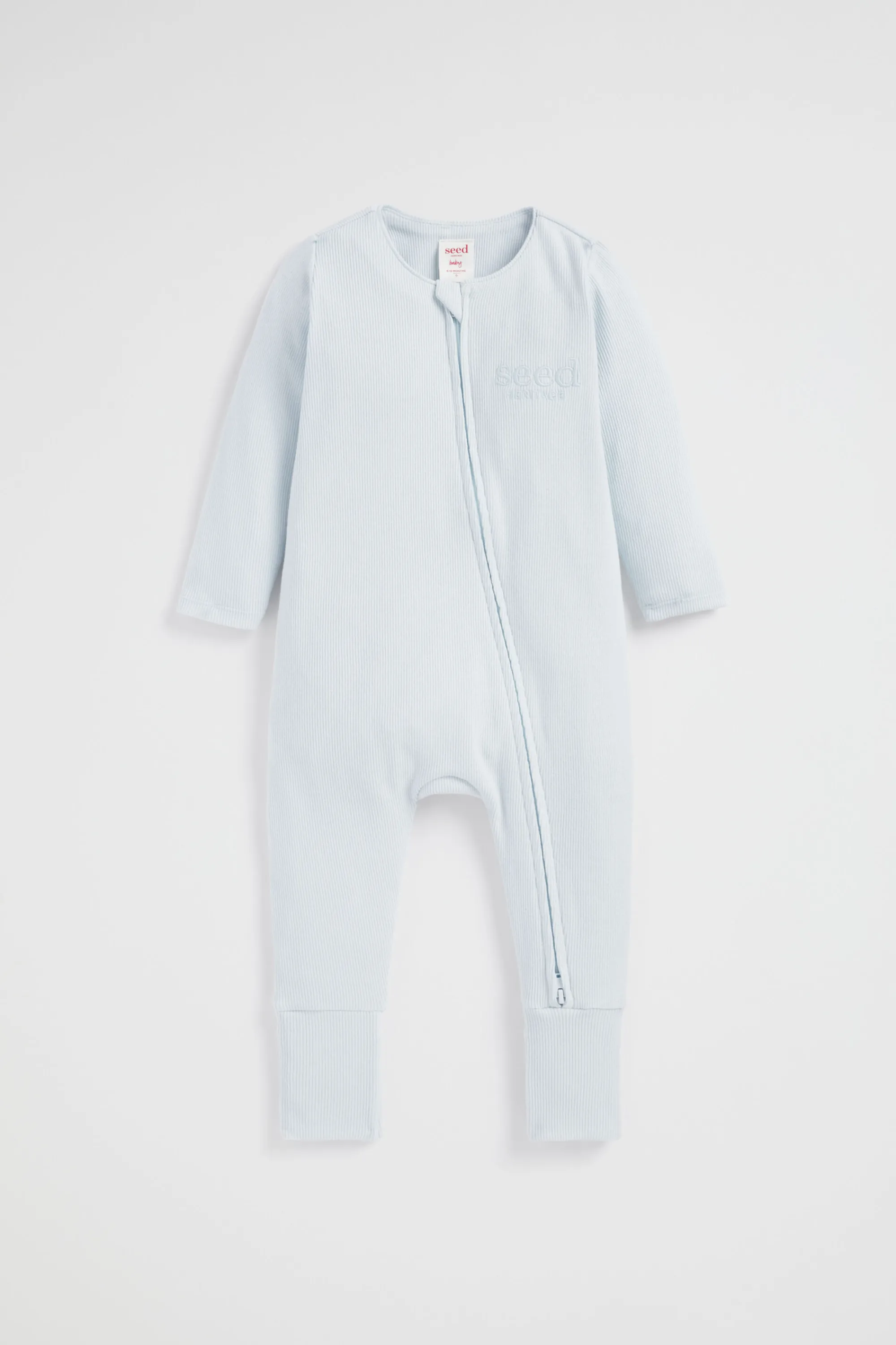 Newborn Seed Heritage Jumpsuits & Overalls-Core Logo Zipsuit