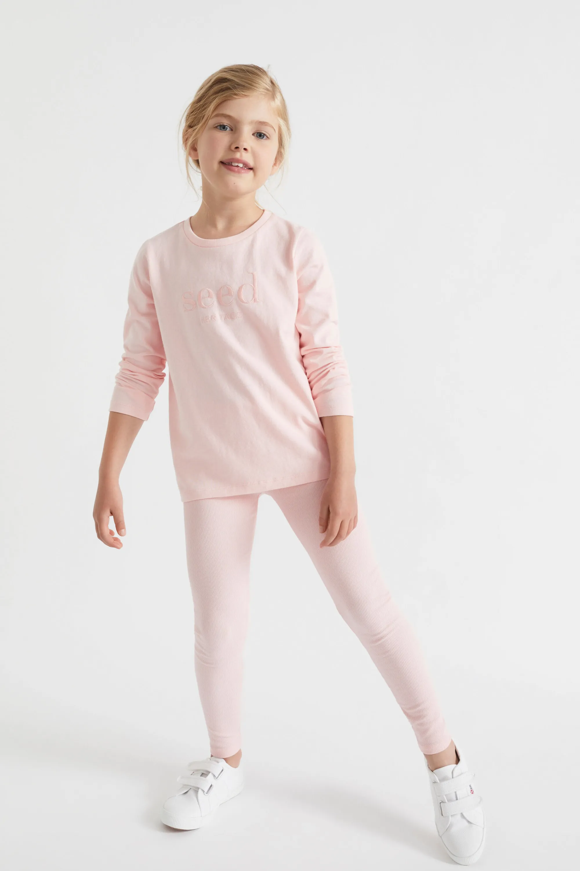 Girl Seed Heritage Pants-Core Rib Legging