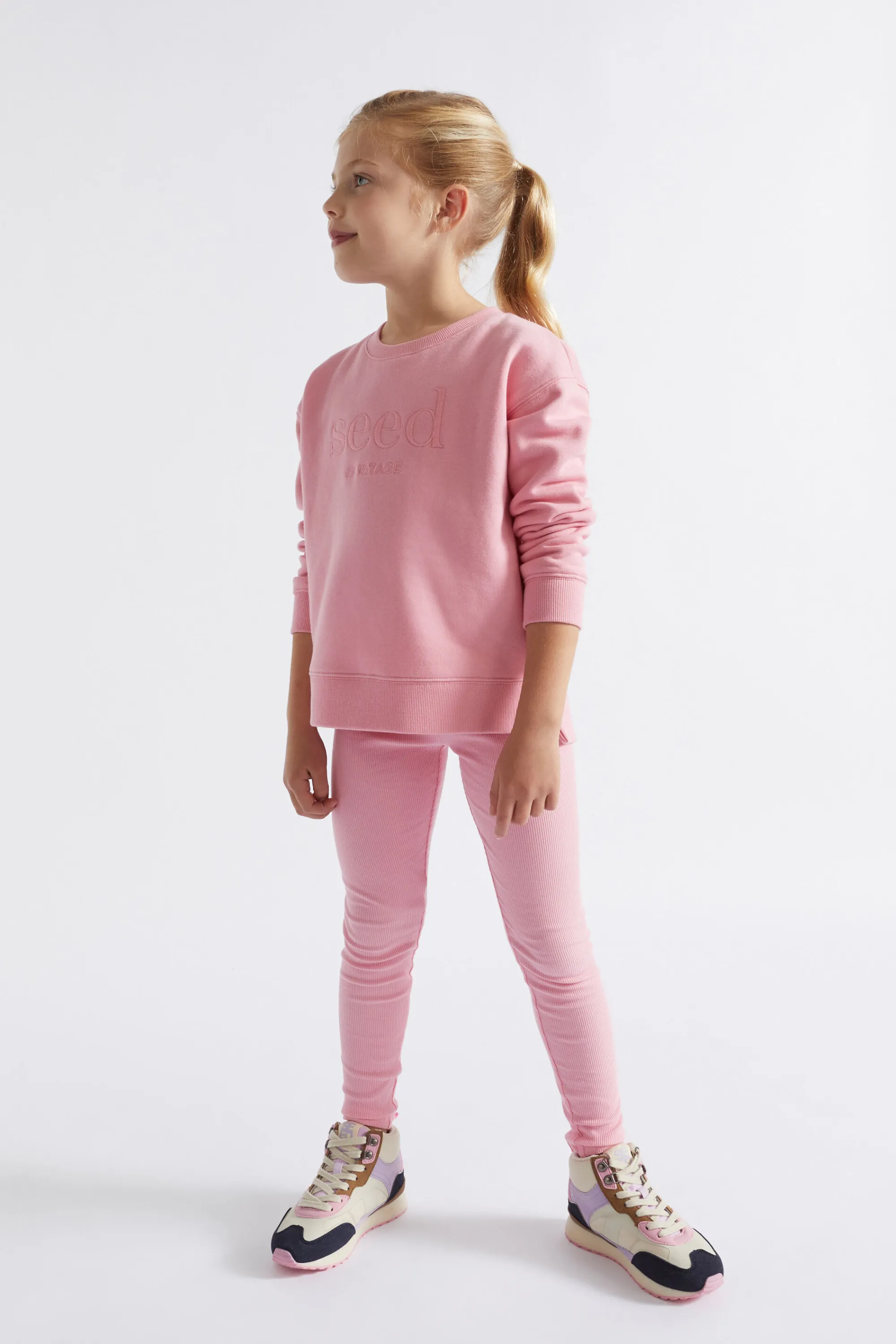 Girl Seed Heritage Pants-Core Rib Legging