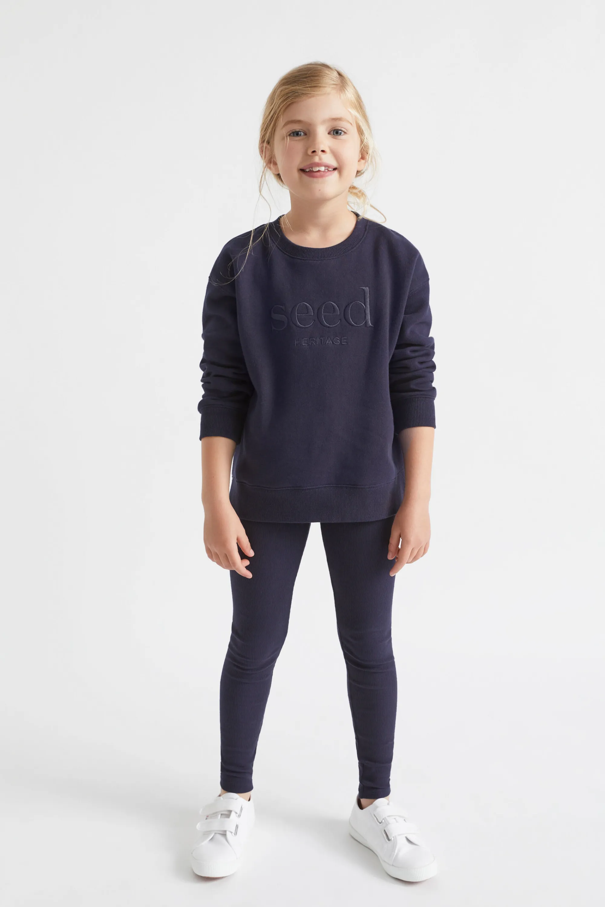 Girl Seed Heritage Pants-Core Rib Legging