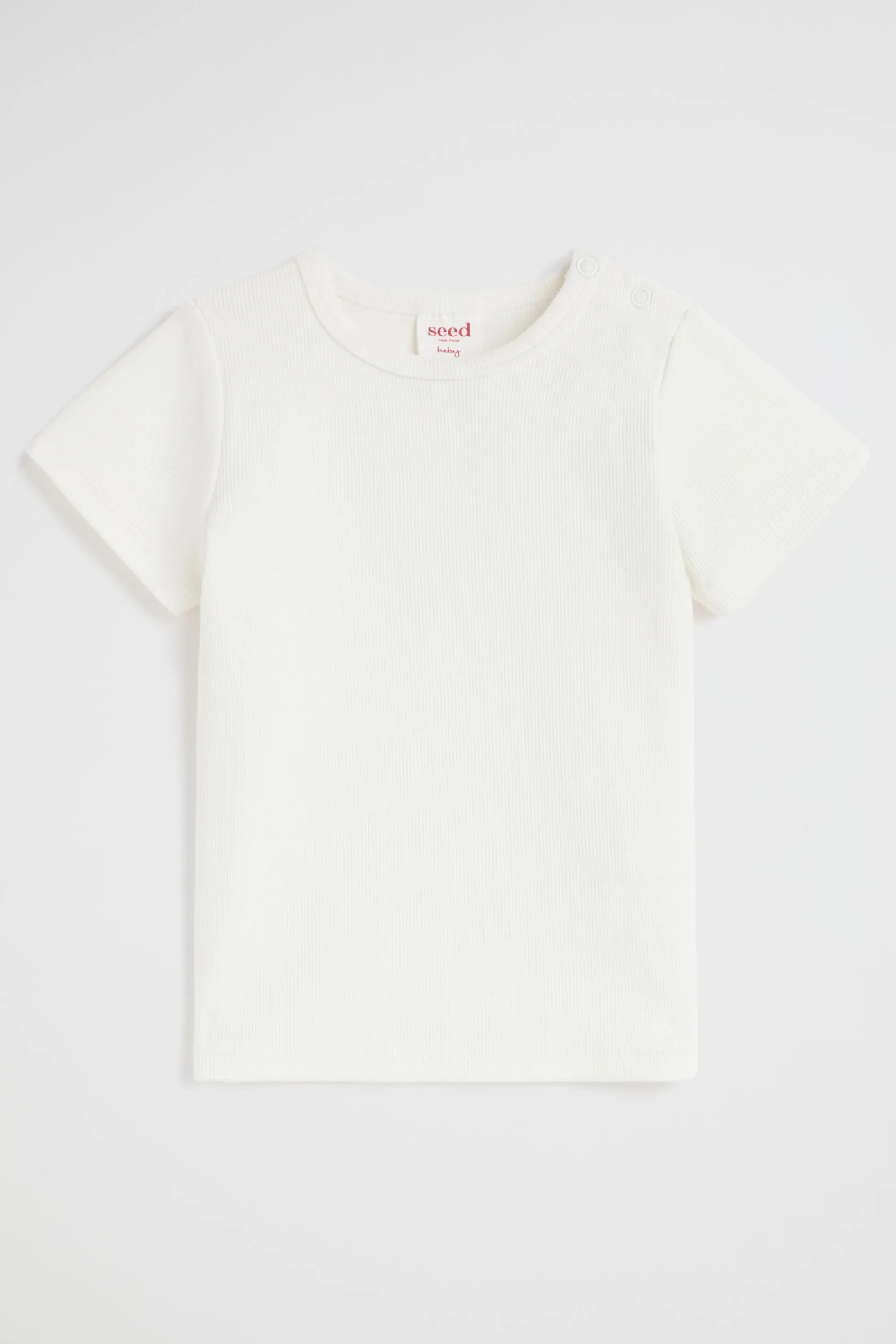 Newborn Seed Heritage T-Shirts & Tops-Core Rib Tee