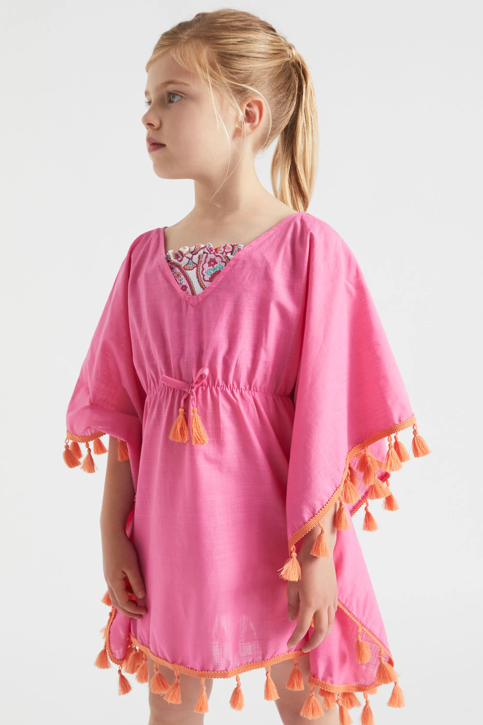 Girl Seed Heritage Ponchos & Capes-Cotton Cover Up