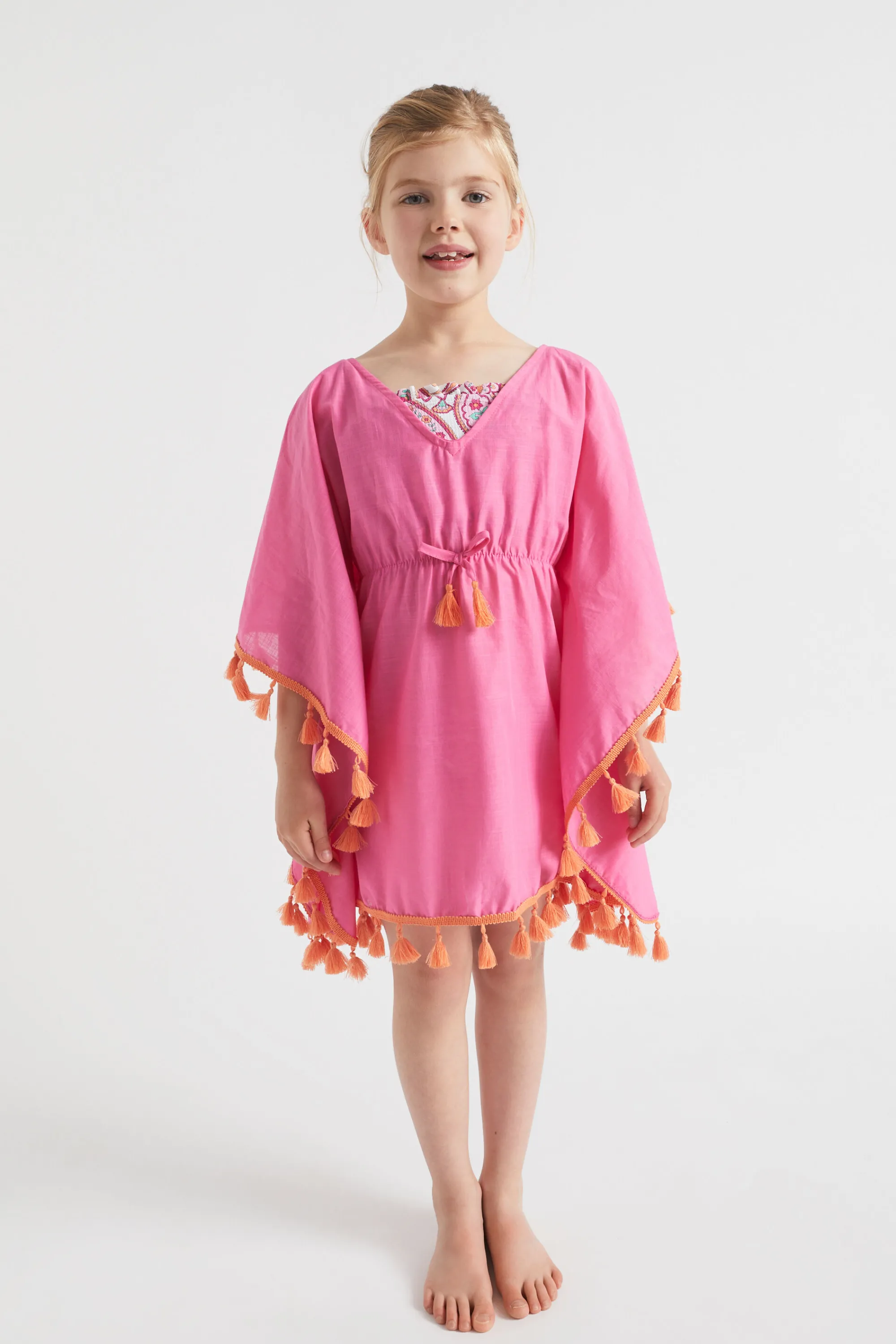 Girl Seed Heritage Ponchos & Capes-Cotton Cover Up