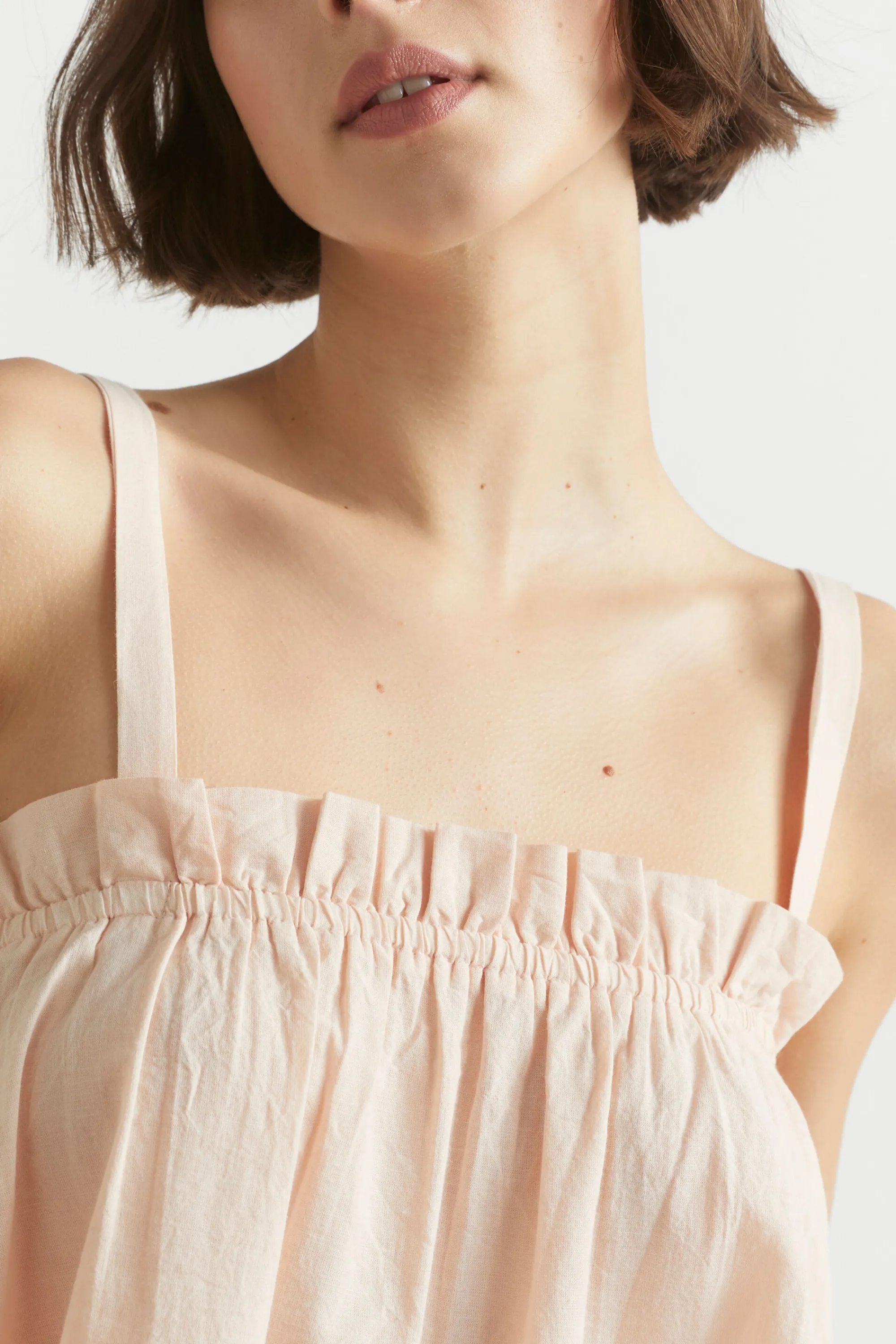 Seed Heritage Sleepwear-Cotton Frill Cami