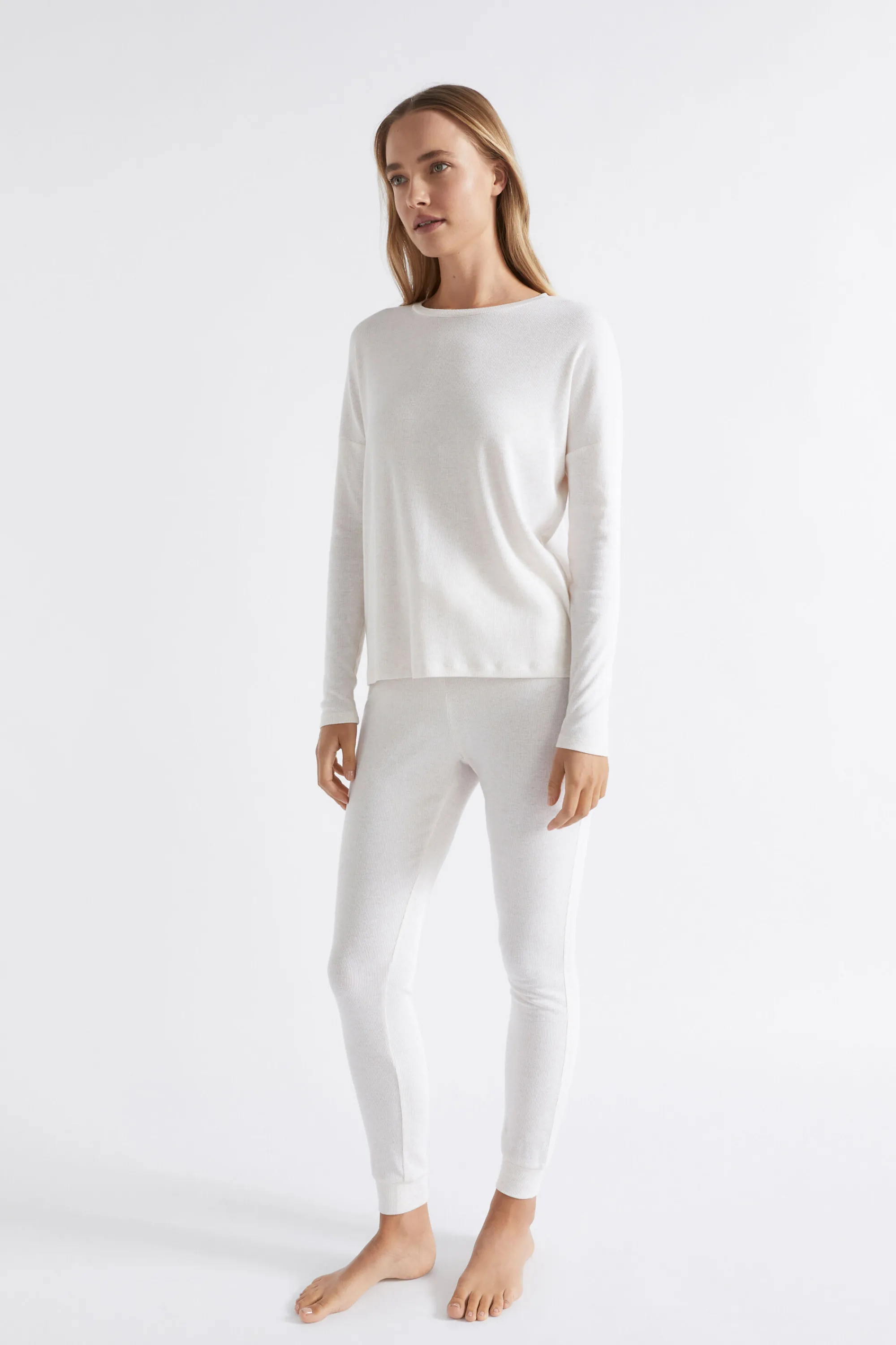 Seed Heritage Sleepwear-Cotton Rib Sleep Top