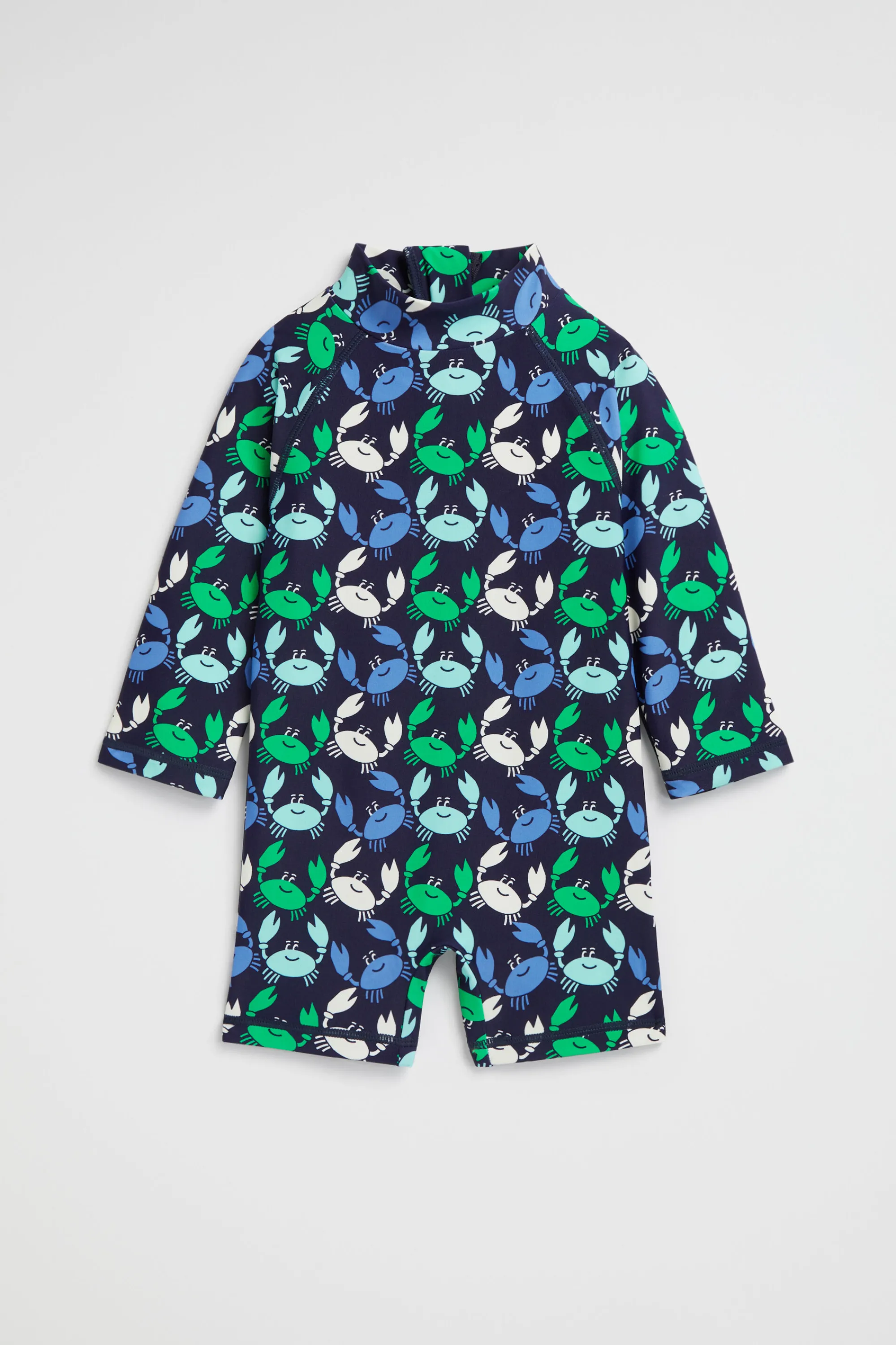 Baby Boy Seed Heritage Swimwear-Crab Rashsuit