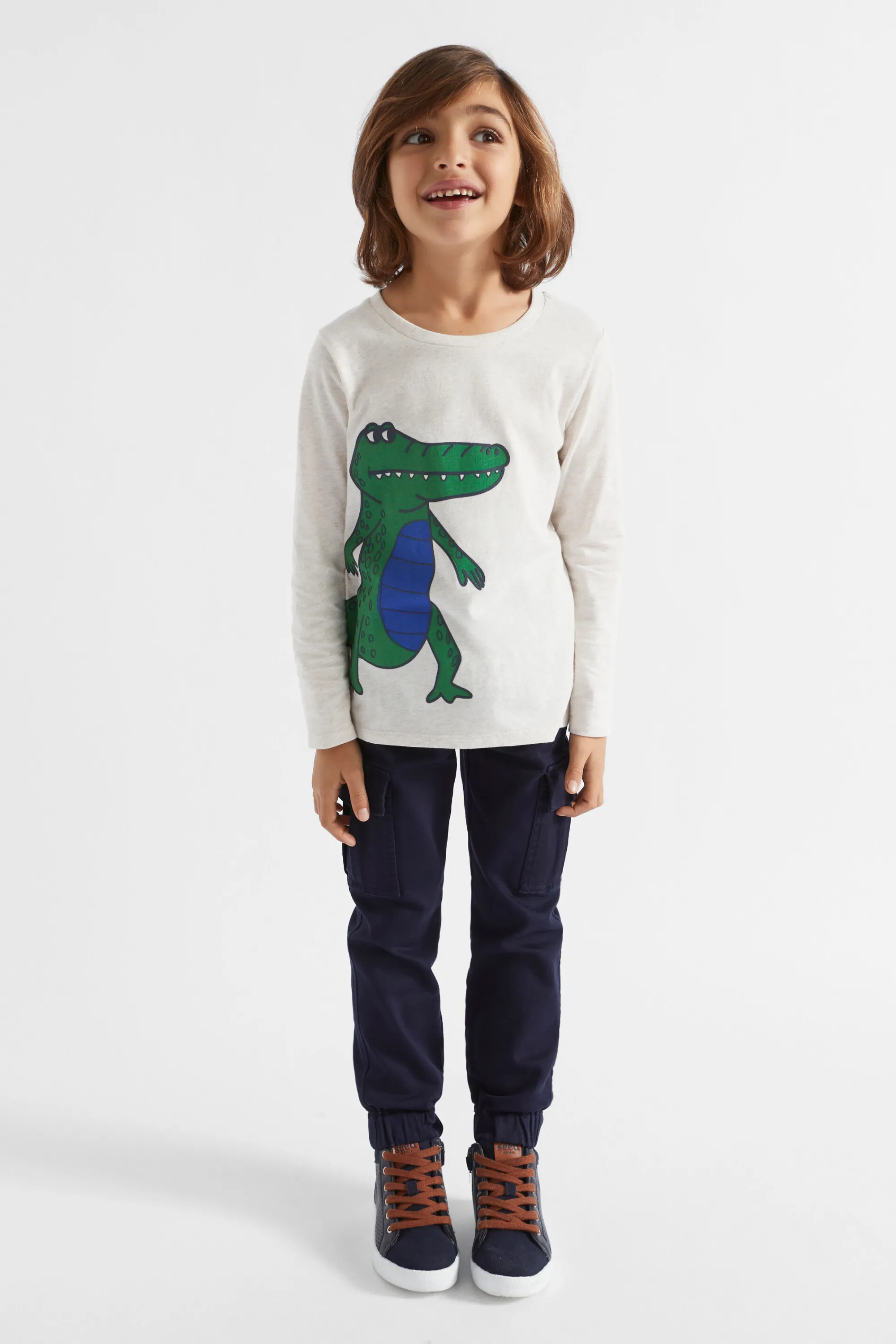 Boy Seed Heritage T-Shirts & Tops-Croc Tee