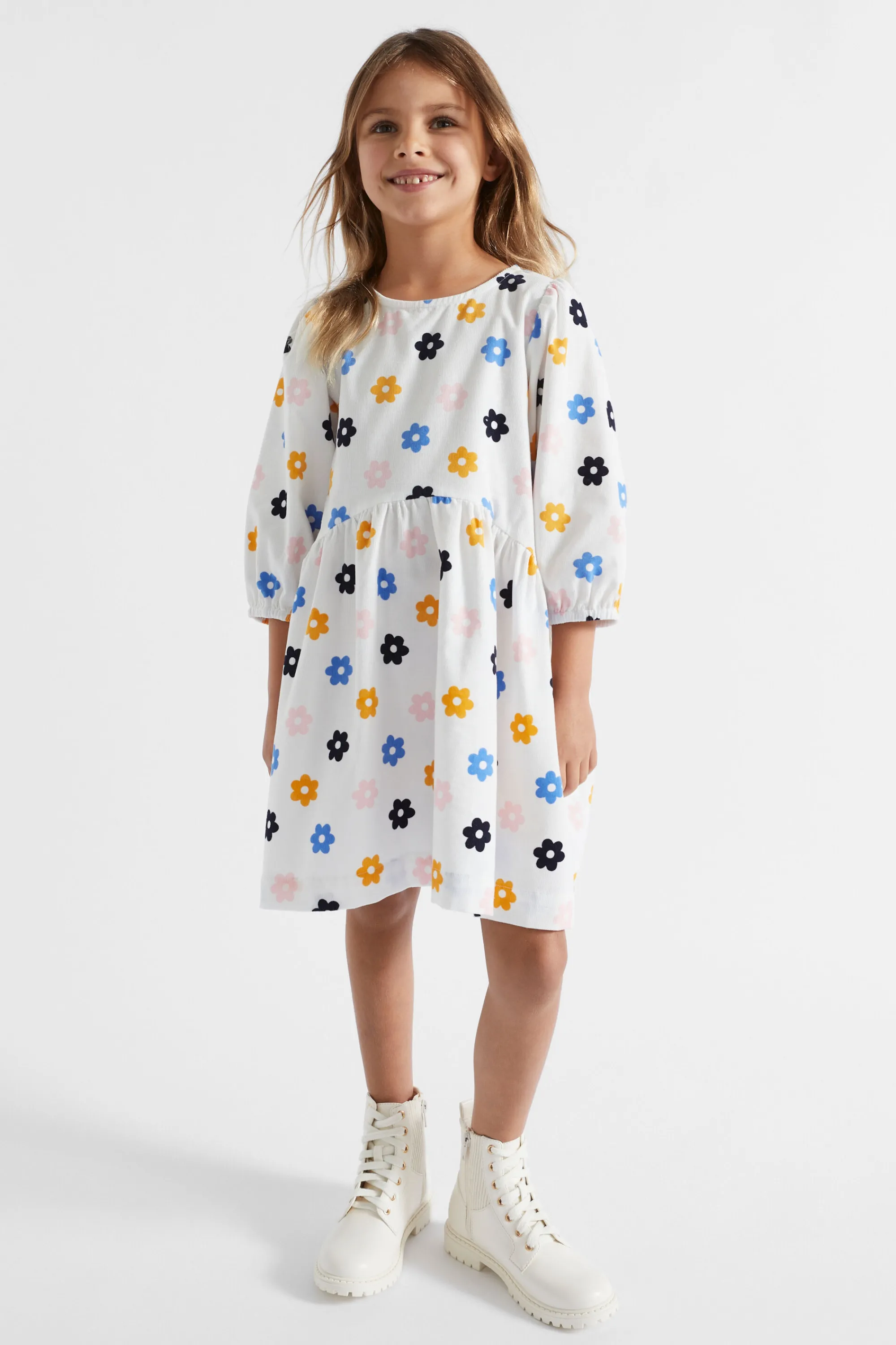 Girl Seed Heritage Dresses-Daisy Cord Dress