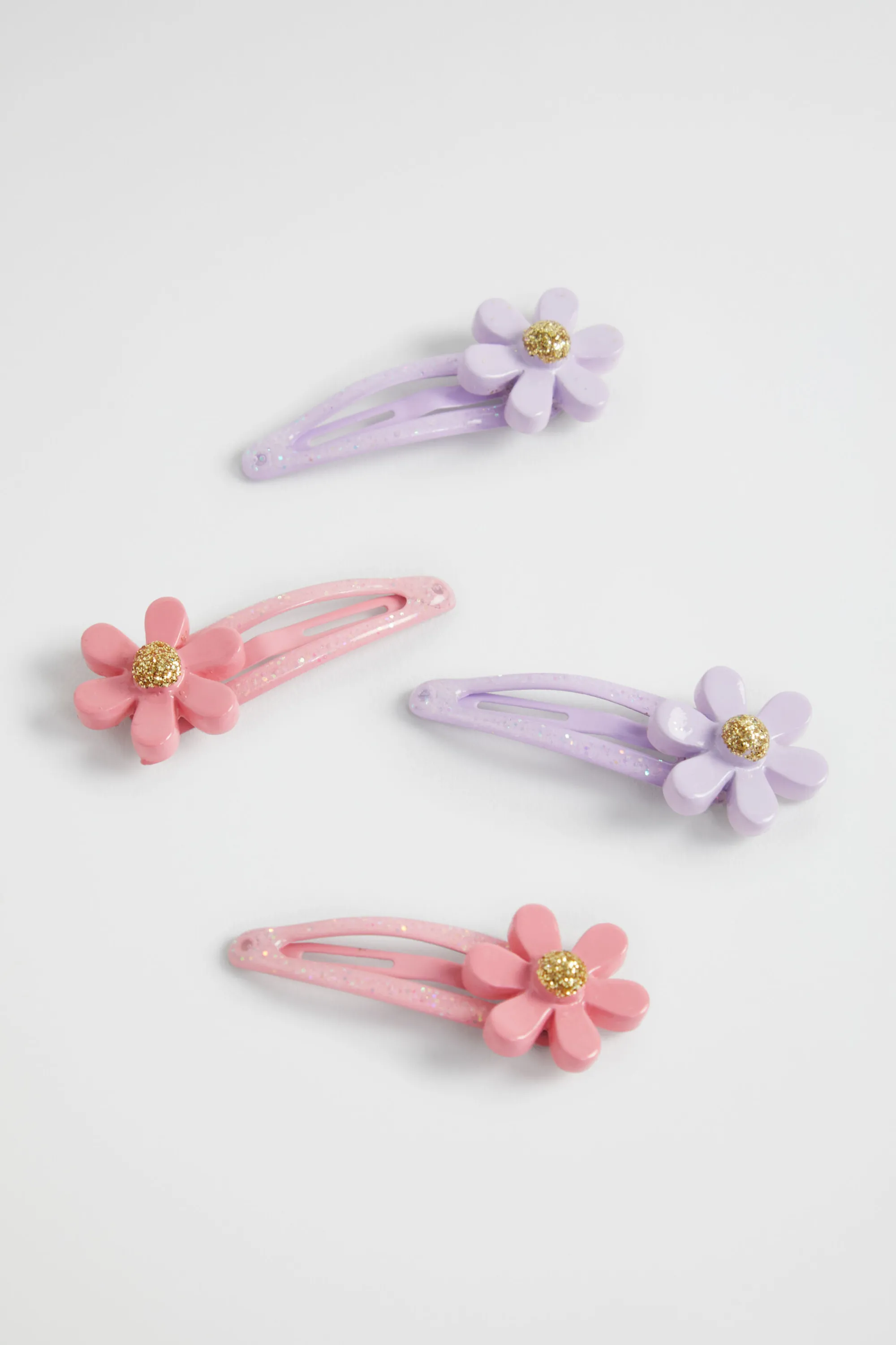 Girl Seed Heritage Hair Accessories-Daisy Glitter Snap Pack