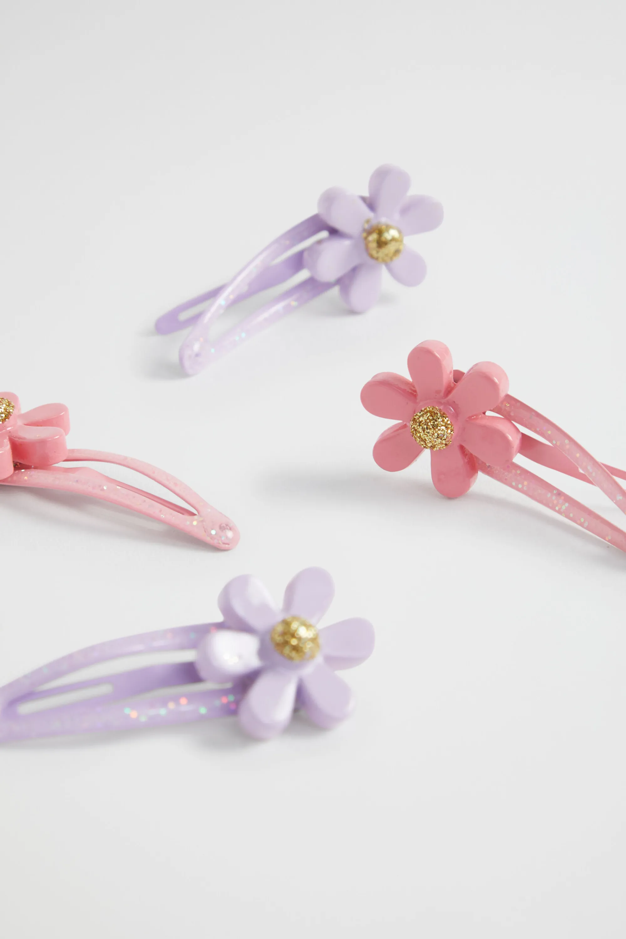 Girl Seed Heritage Hair Accessories-Daisy Glitter Snap Pack