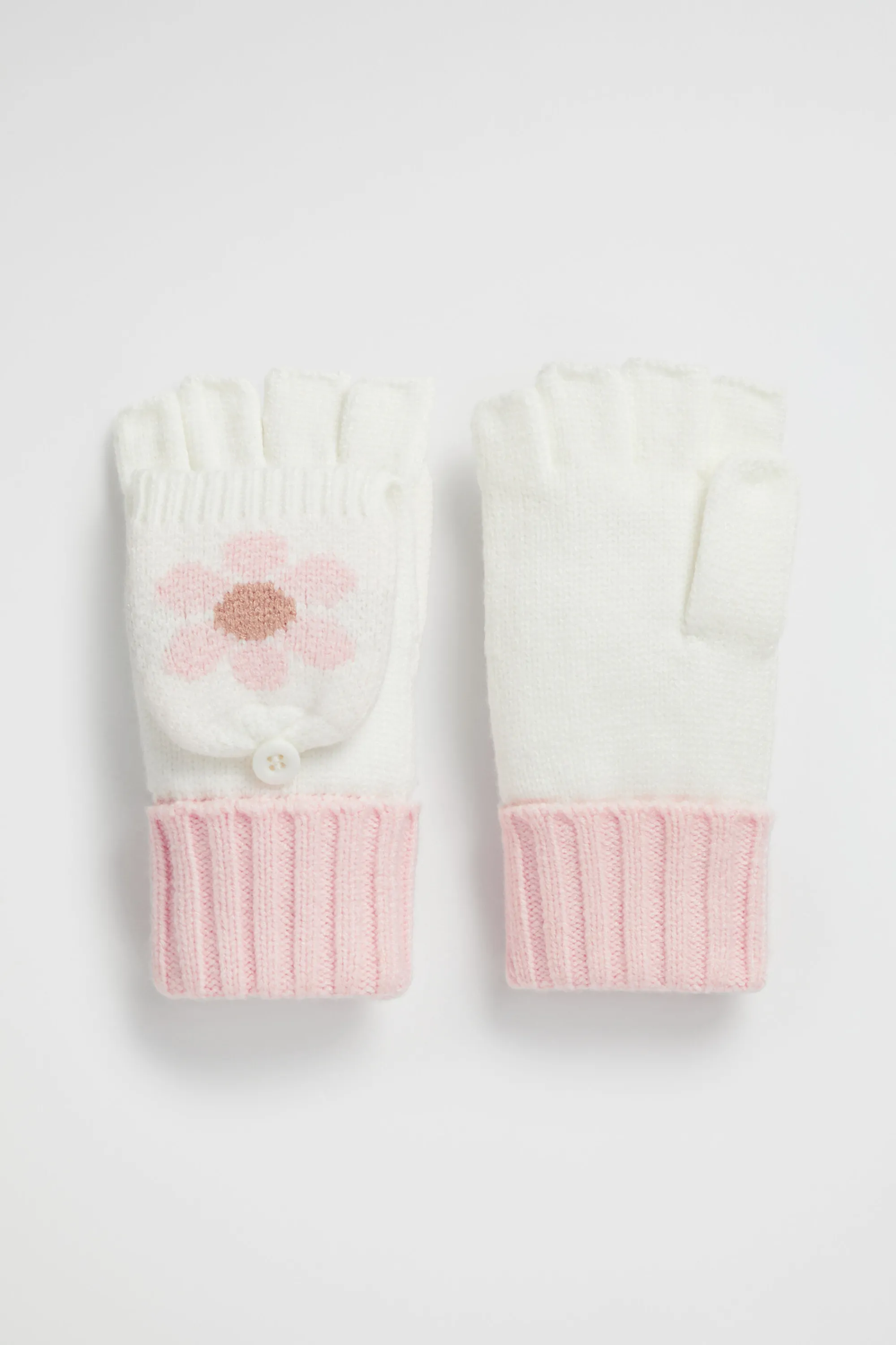 Girl Seed Heritage Ponchos & Capes-Daisy Mittens