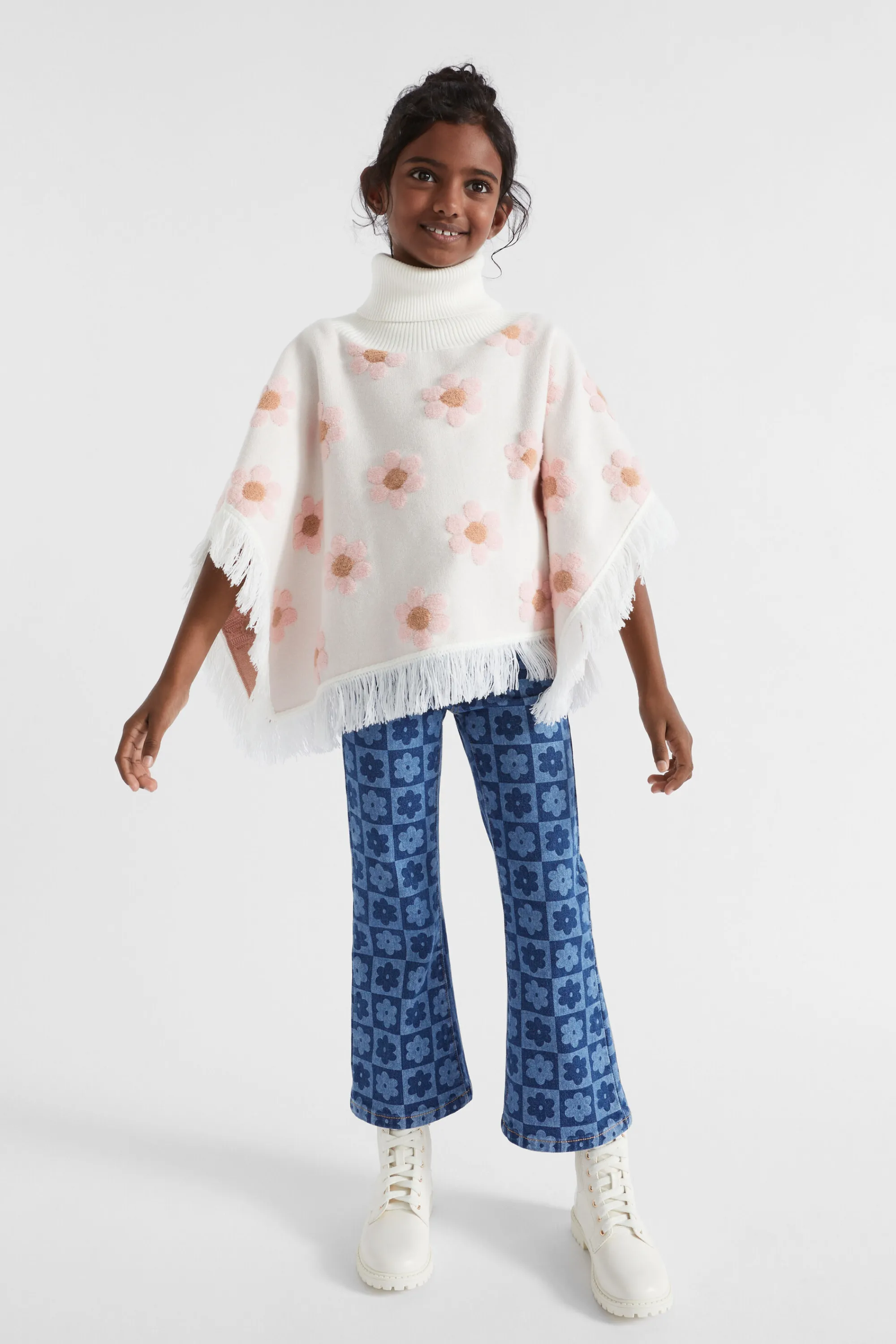 Girl Seed Heritage Ponchos & Capes-Daisy Poncho