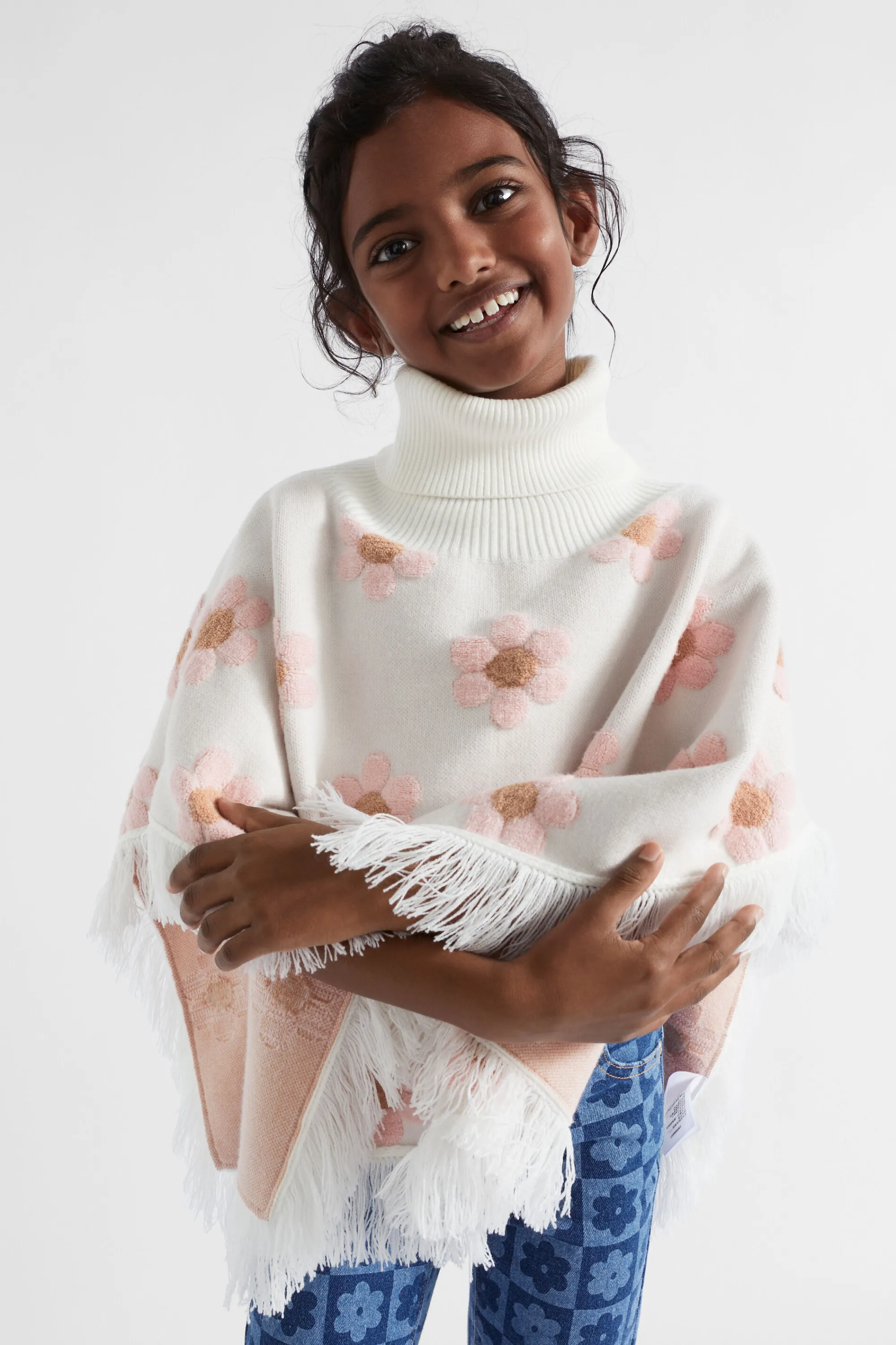 Girl Seed Heritage Ponchos & Capes-Daisy Poncho