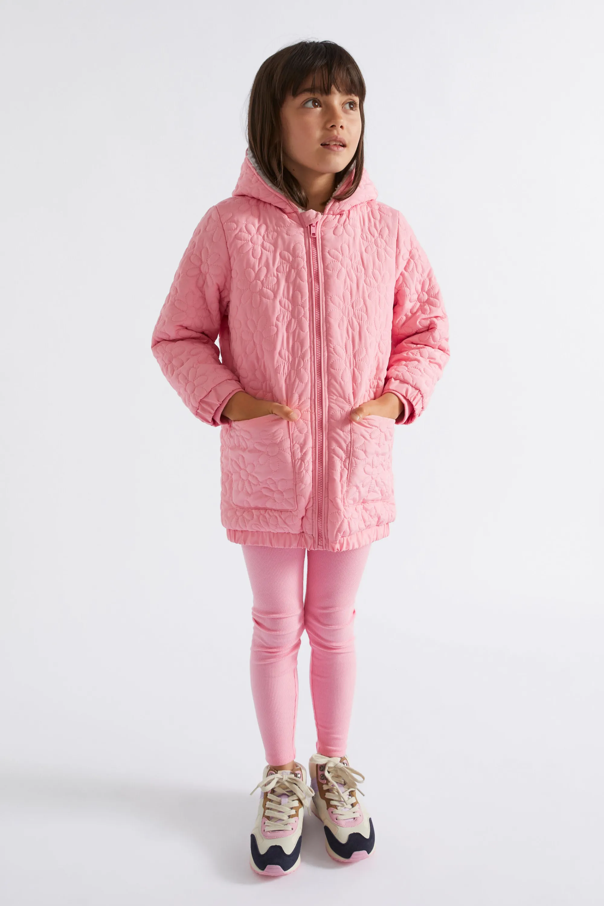 Girl Seed Heritage Jackets & Vests-Daisy Quilted Anorak