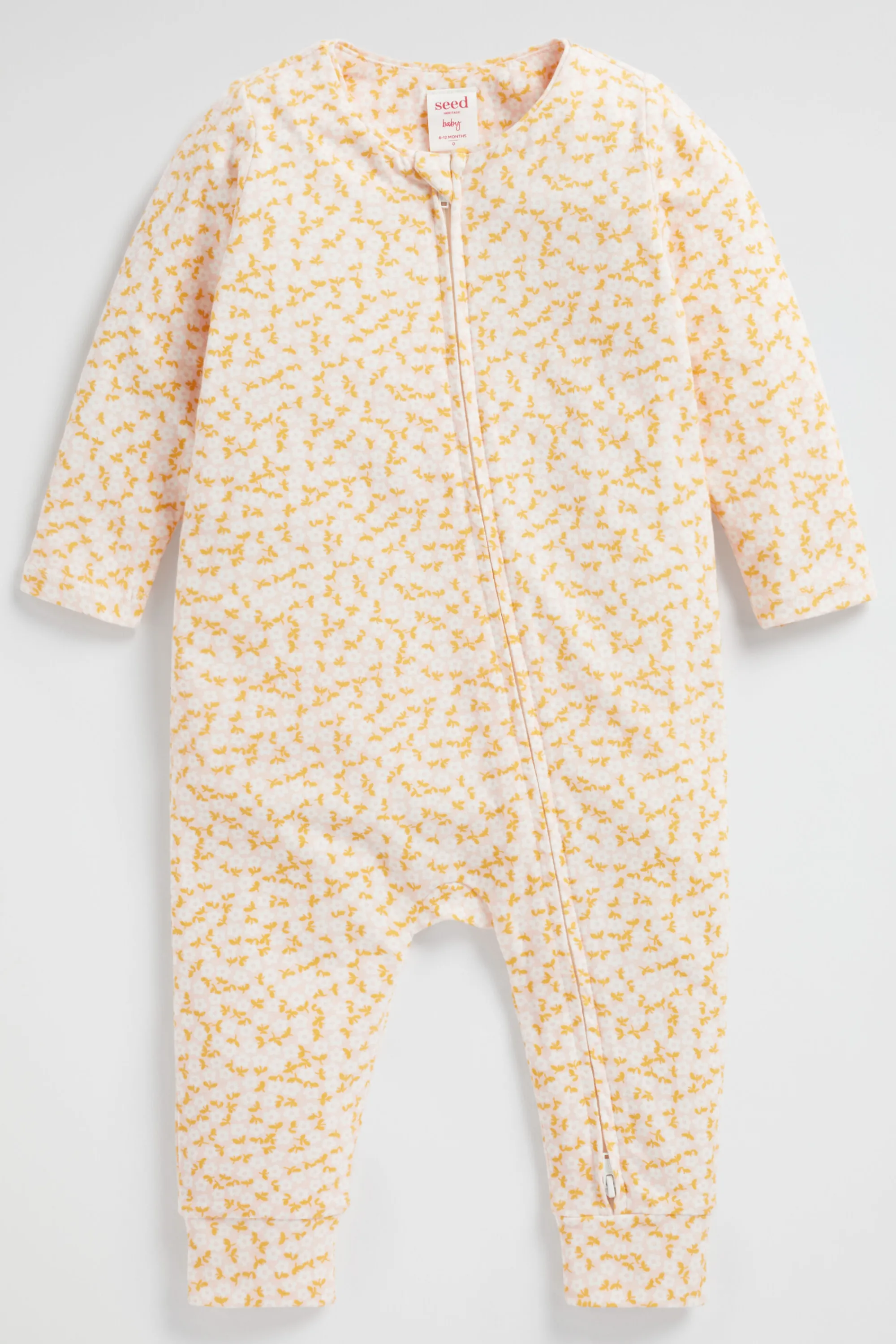 Newborn Seed Heritage Jumpsuits & Overalls-Daisy Zipsuit